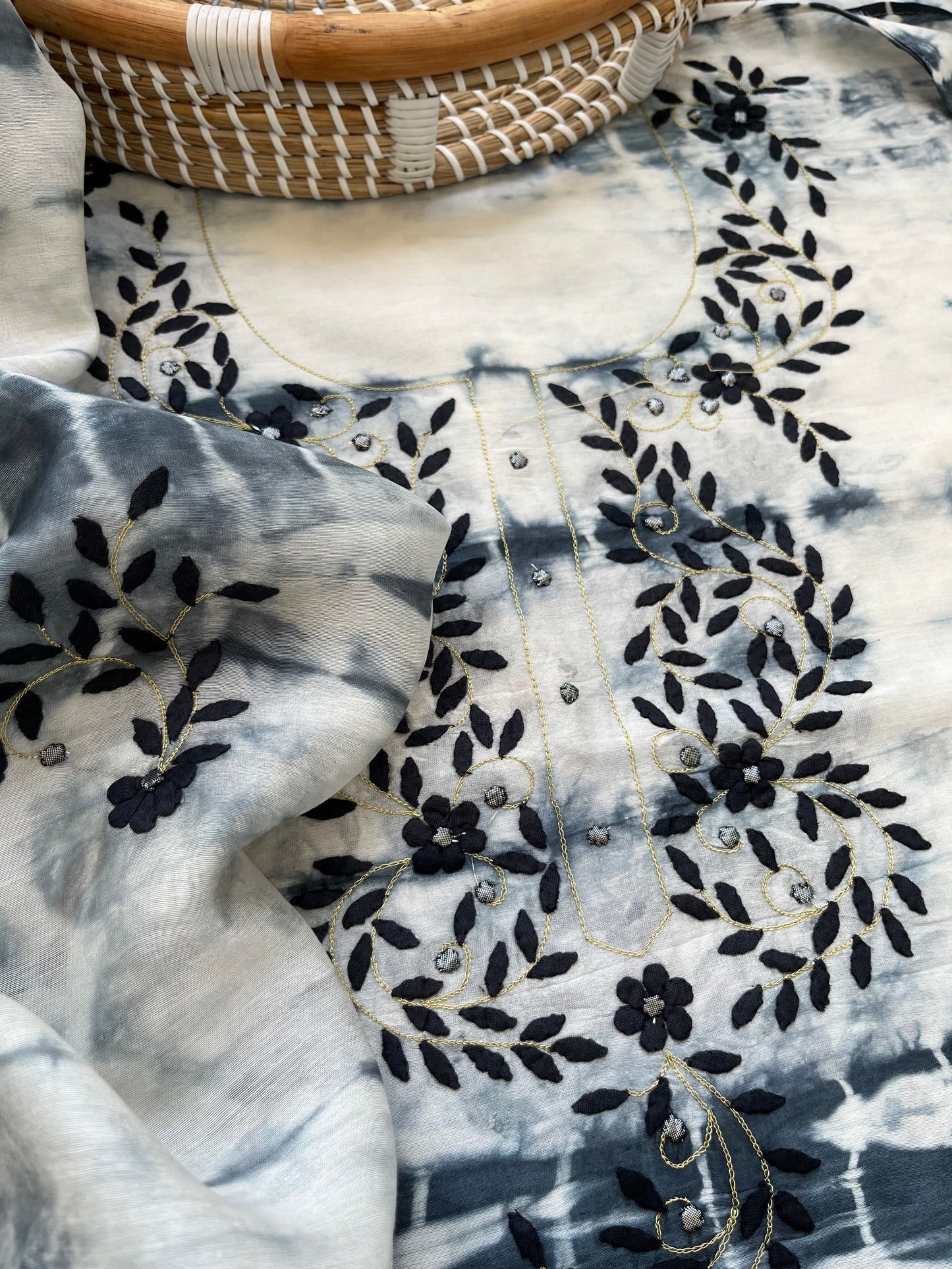 Patti kaam kurta Dupatta