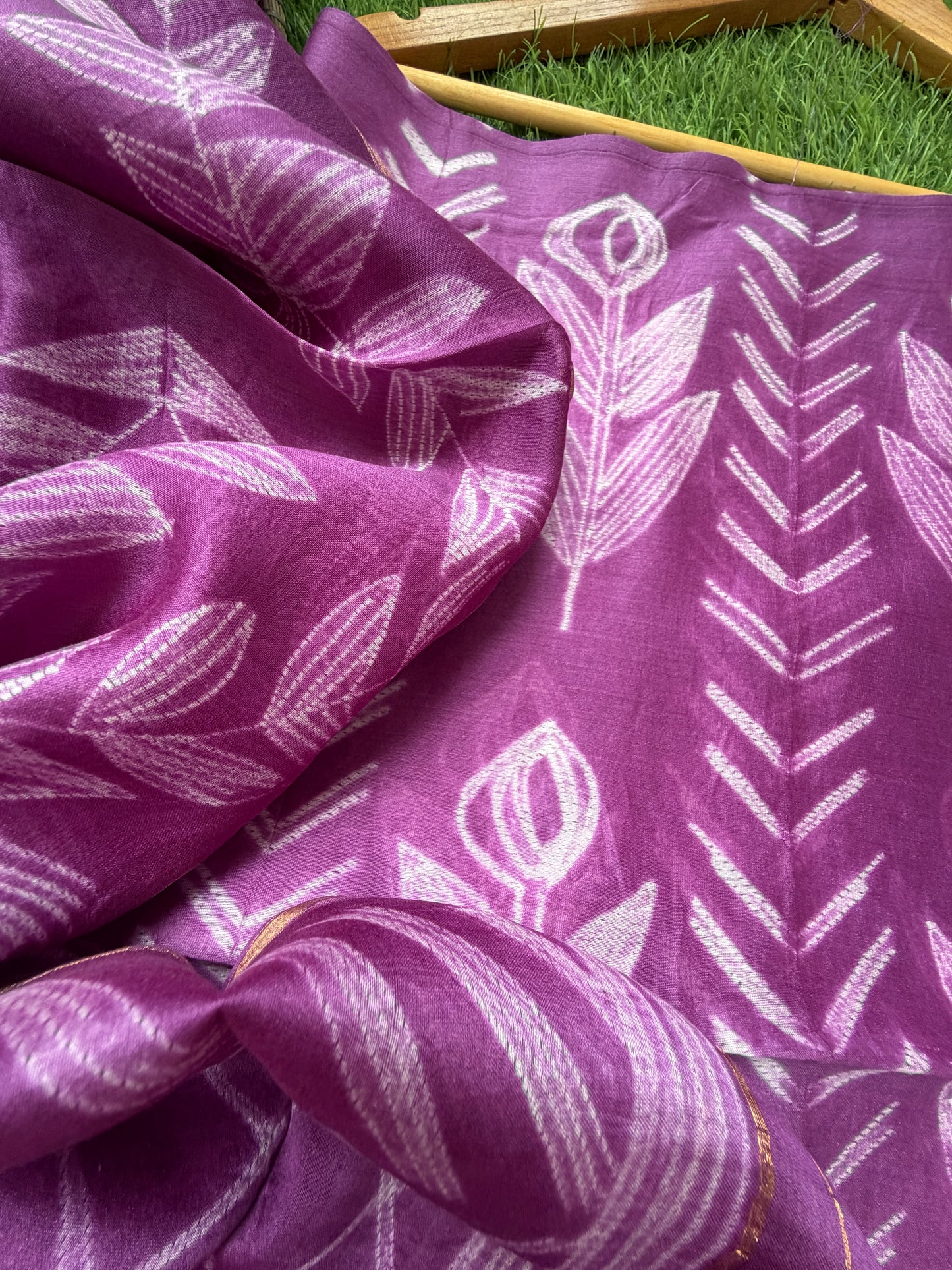 Chanderi Shibori kurta dupatta