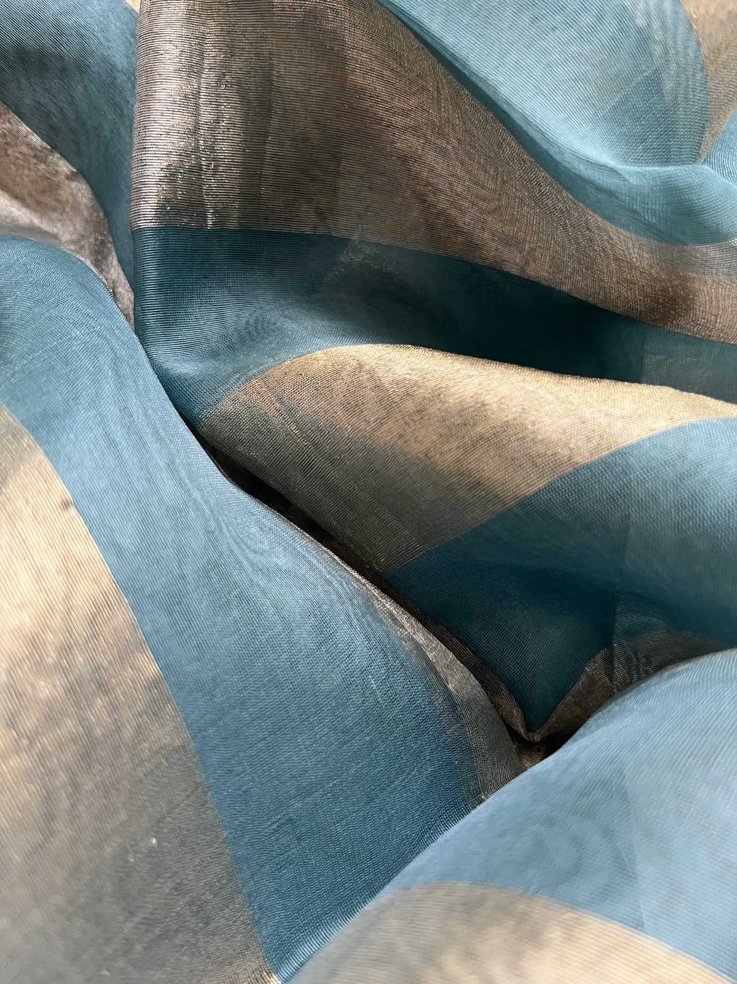 त्योहार् -Banarasi organza dupatta chanderi fabric