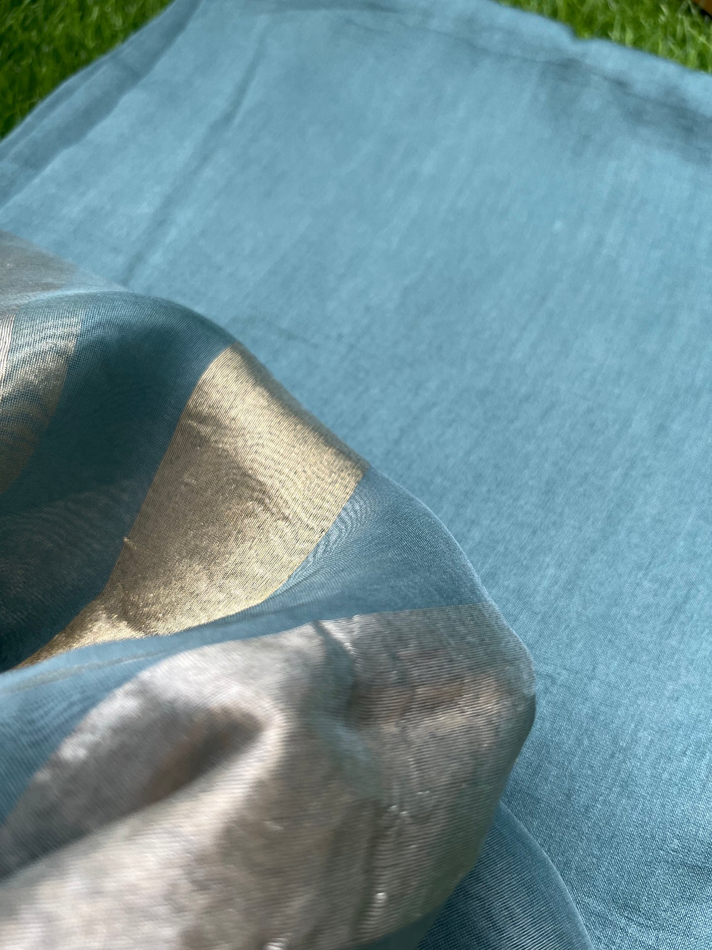 त्योहार् -Banarasi organza dupatta chanderi fabric