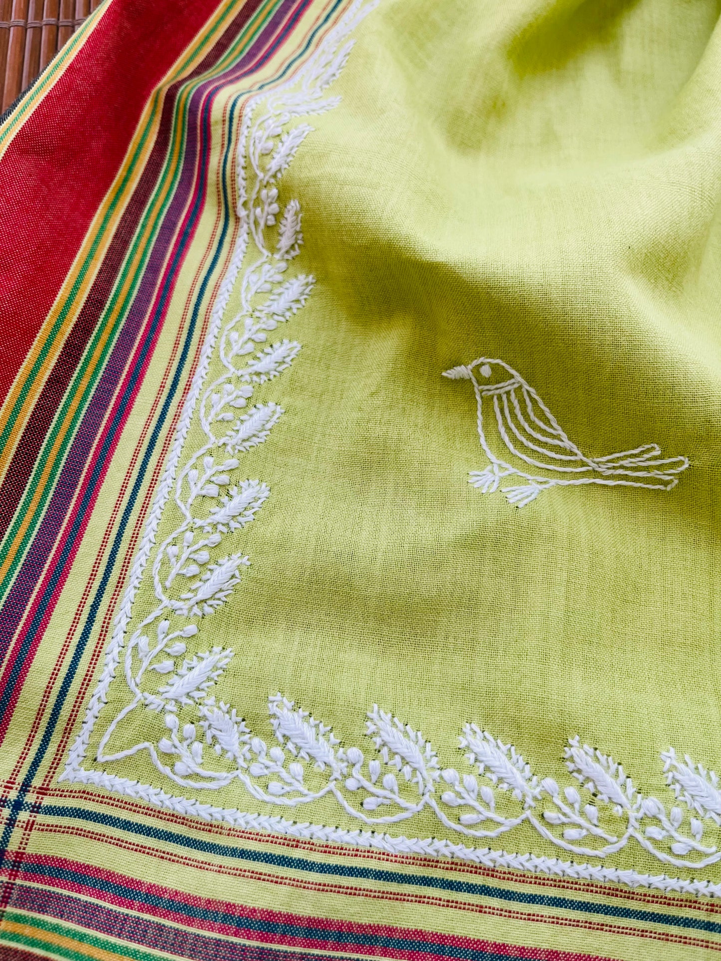 Kala cotton chikankari Dupatta