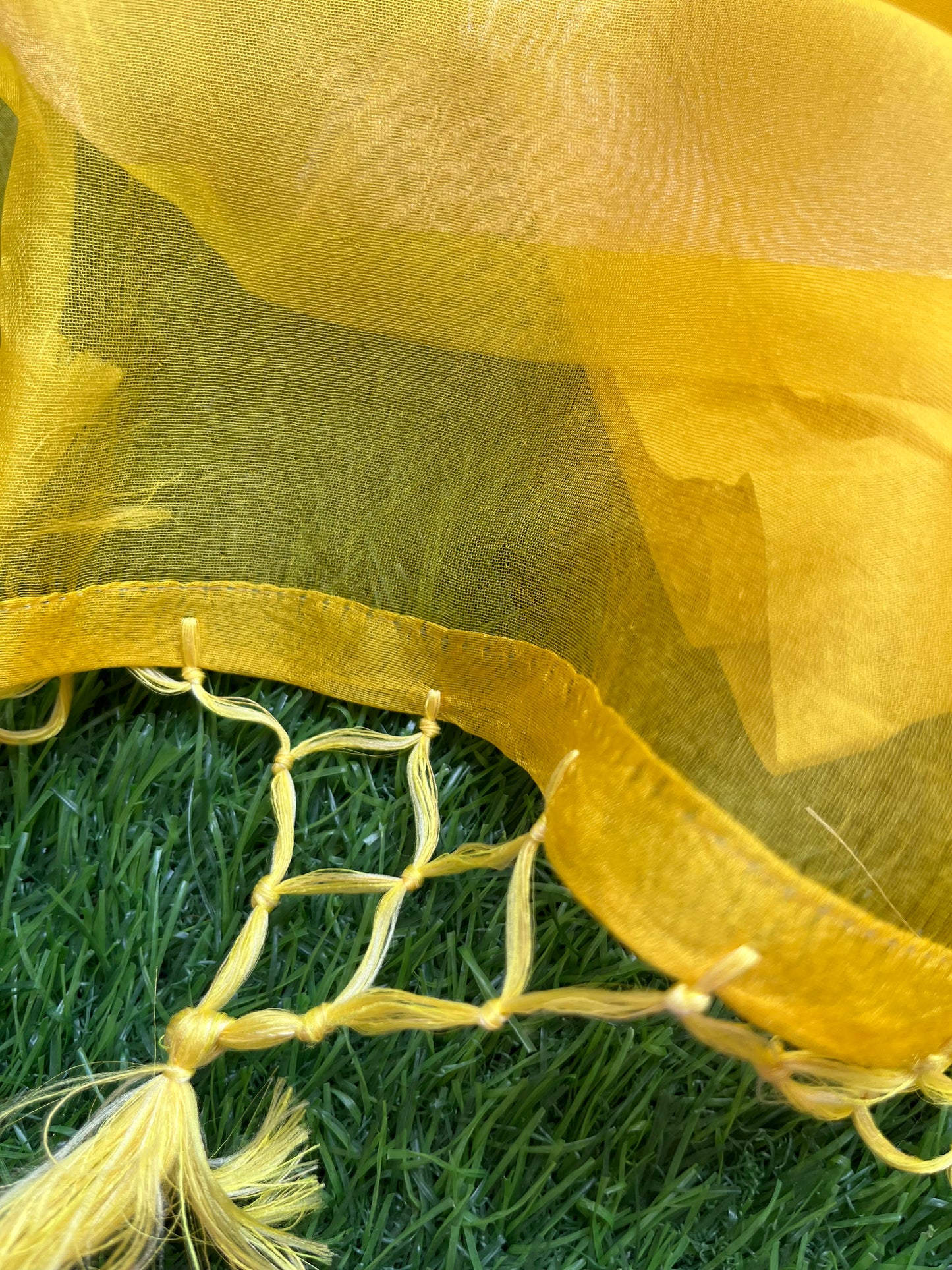 त्योहार् -Banarasi organza dupatta chanderi fabric