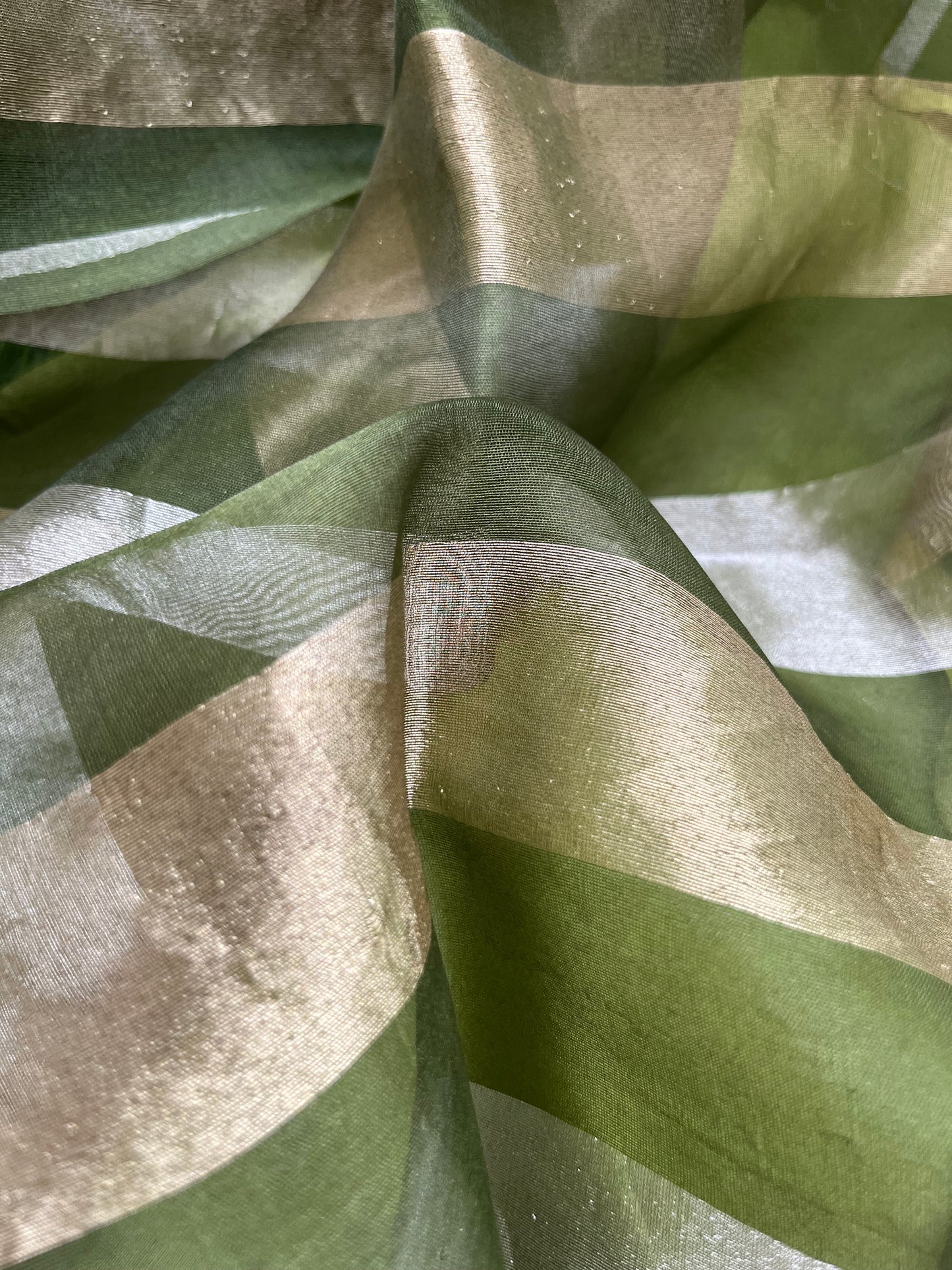 त्योहार् -Banarasi organza dupatta chanderi fabric