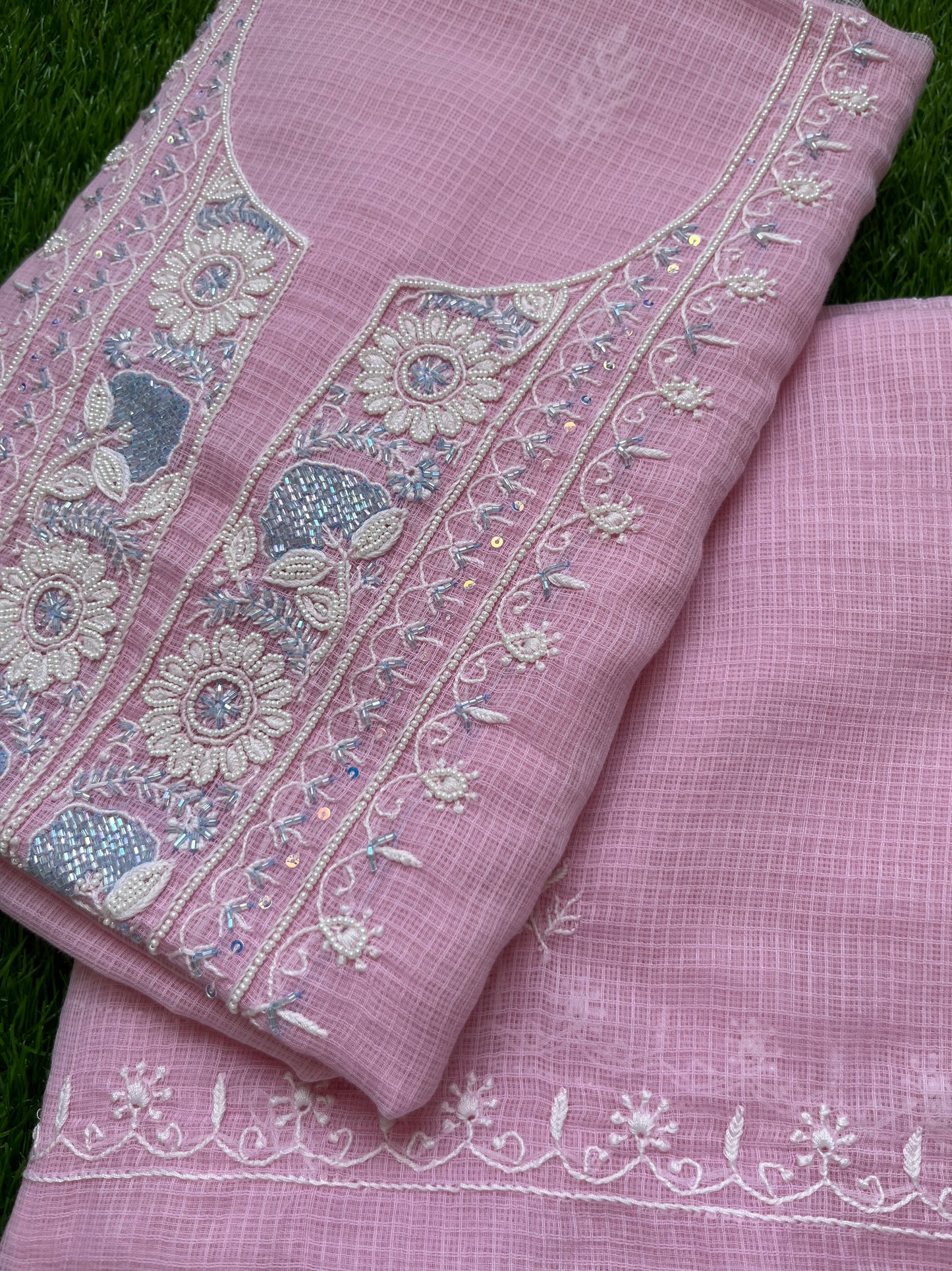 Kota Chikankari Kurta Dupatta