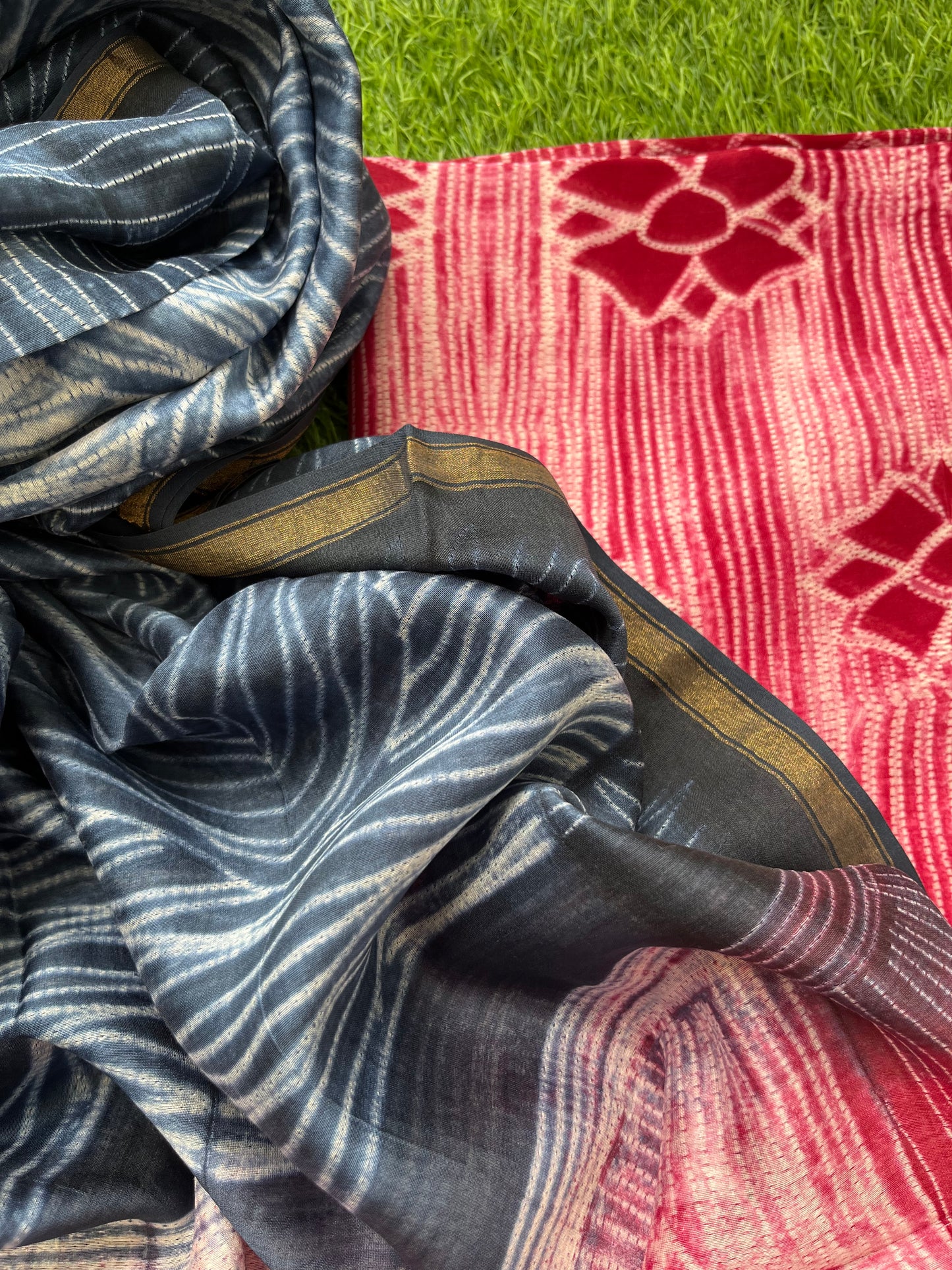 Shibori kurta dupatta