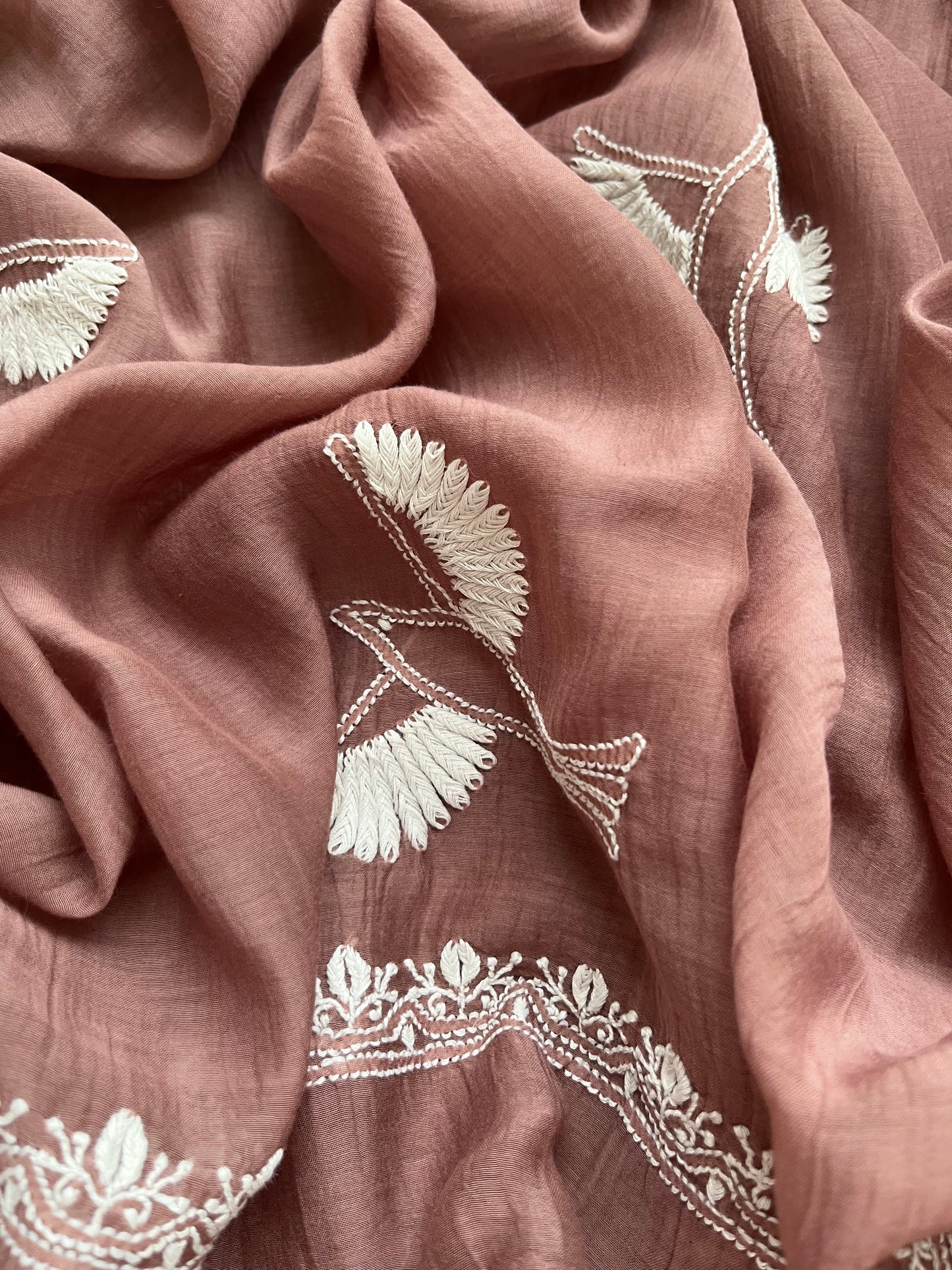 Chanderi Chikankari Kurta Dupatta