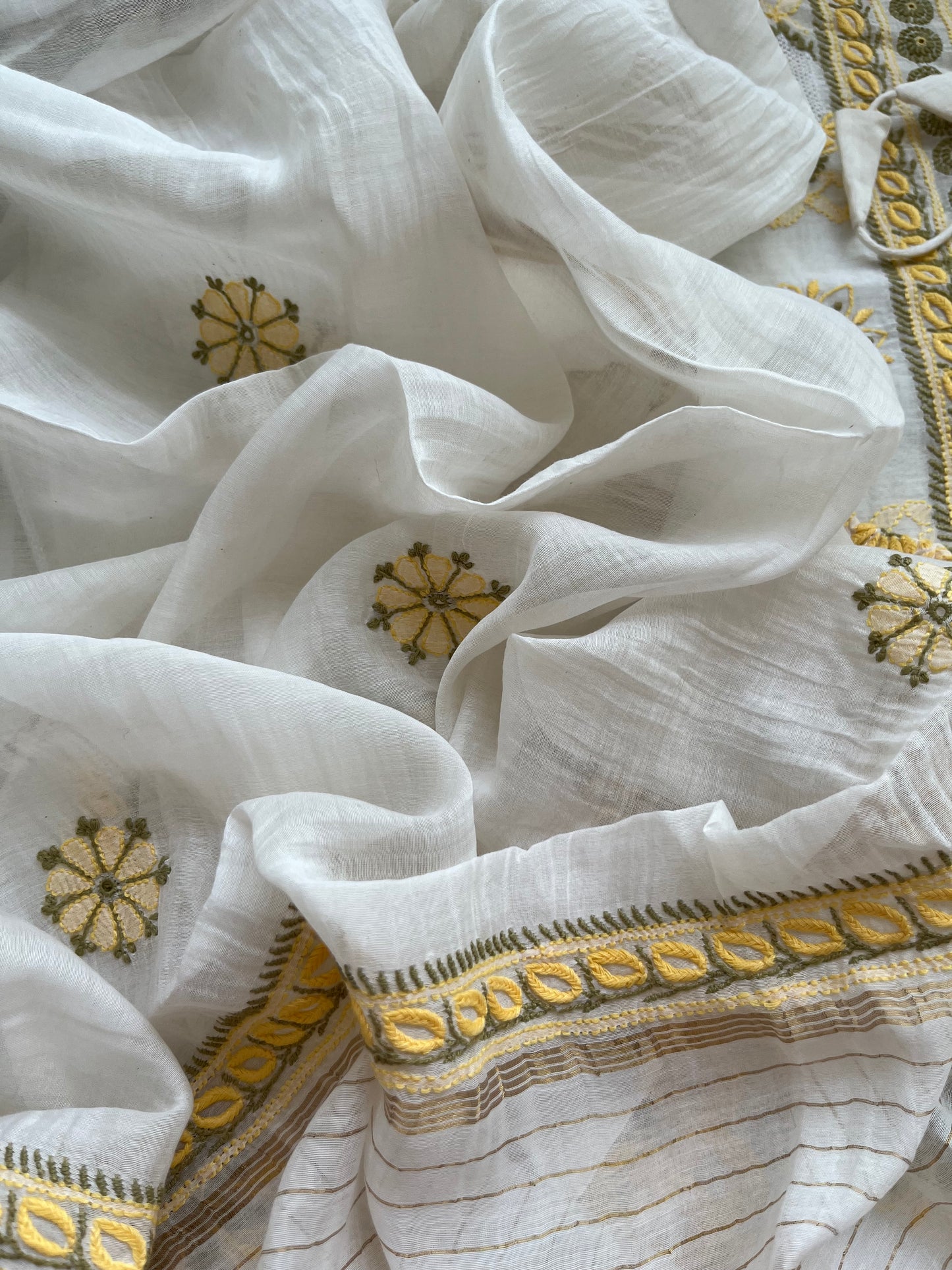 Chanderi Chikankari Kurta Dupatta