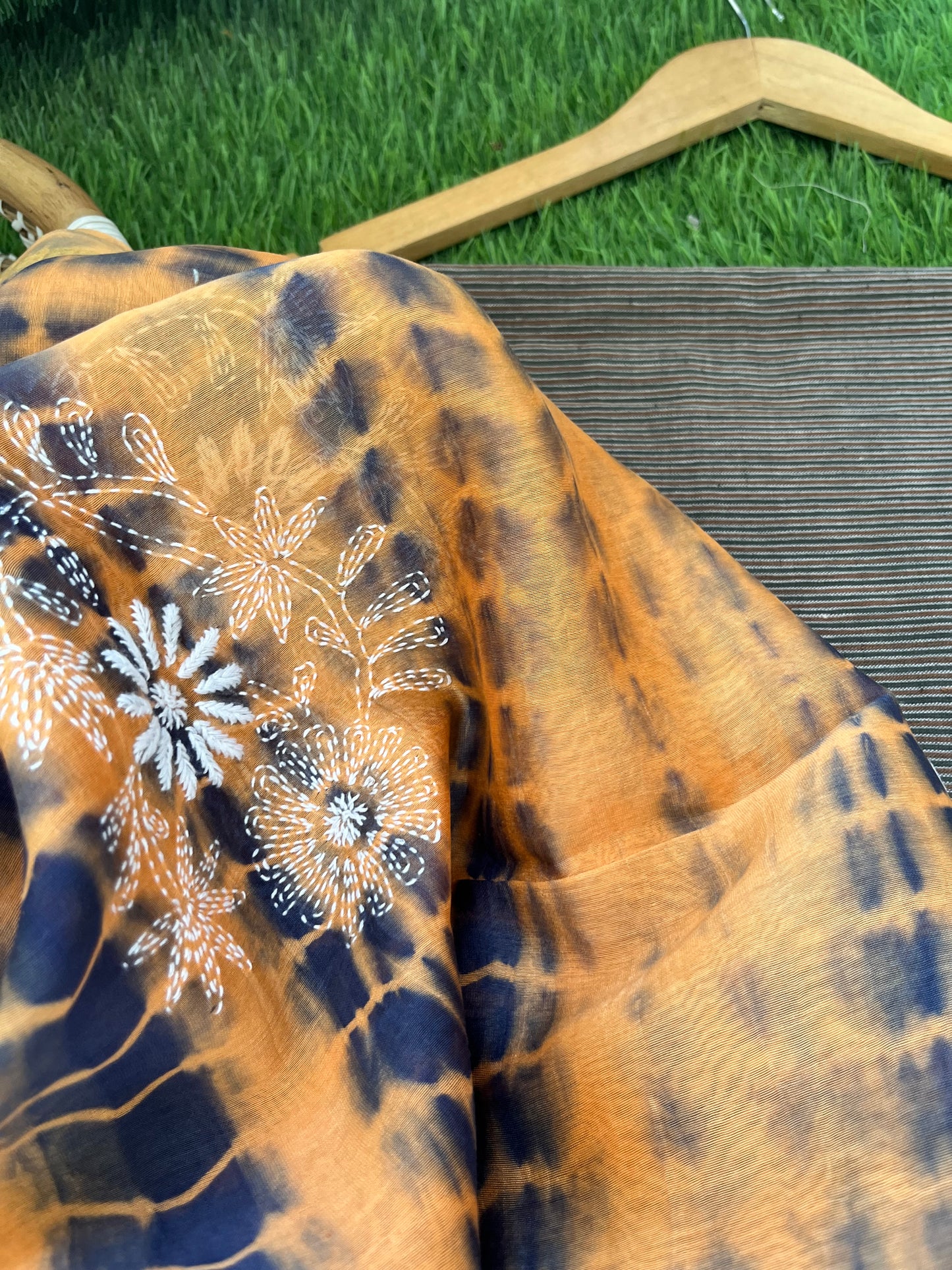 Handwoven Cotton kurta fabric chanderi dupatta