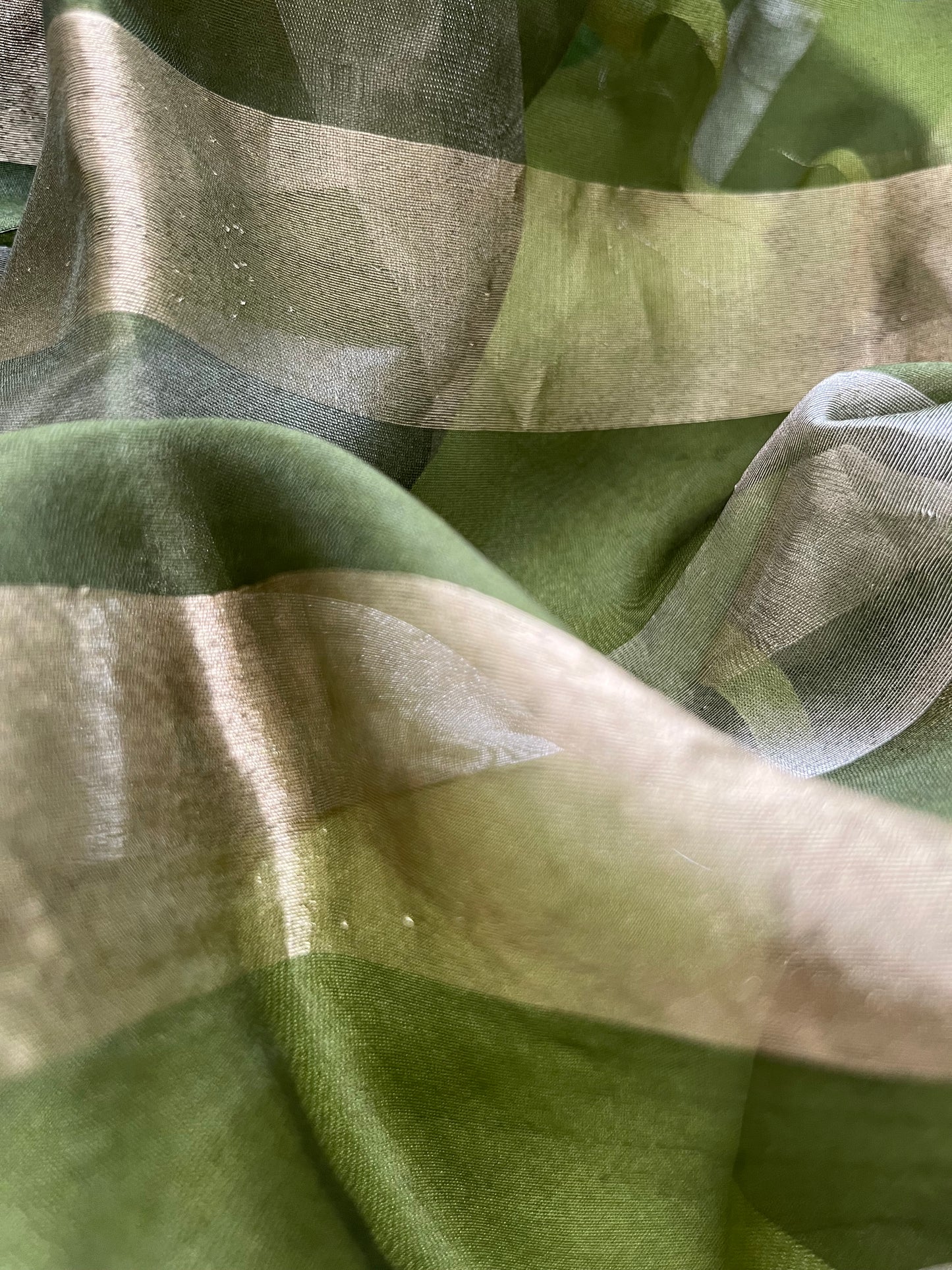 त्योहार् -Banarasi organza dupatta chanderi fabric