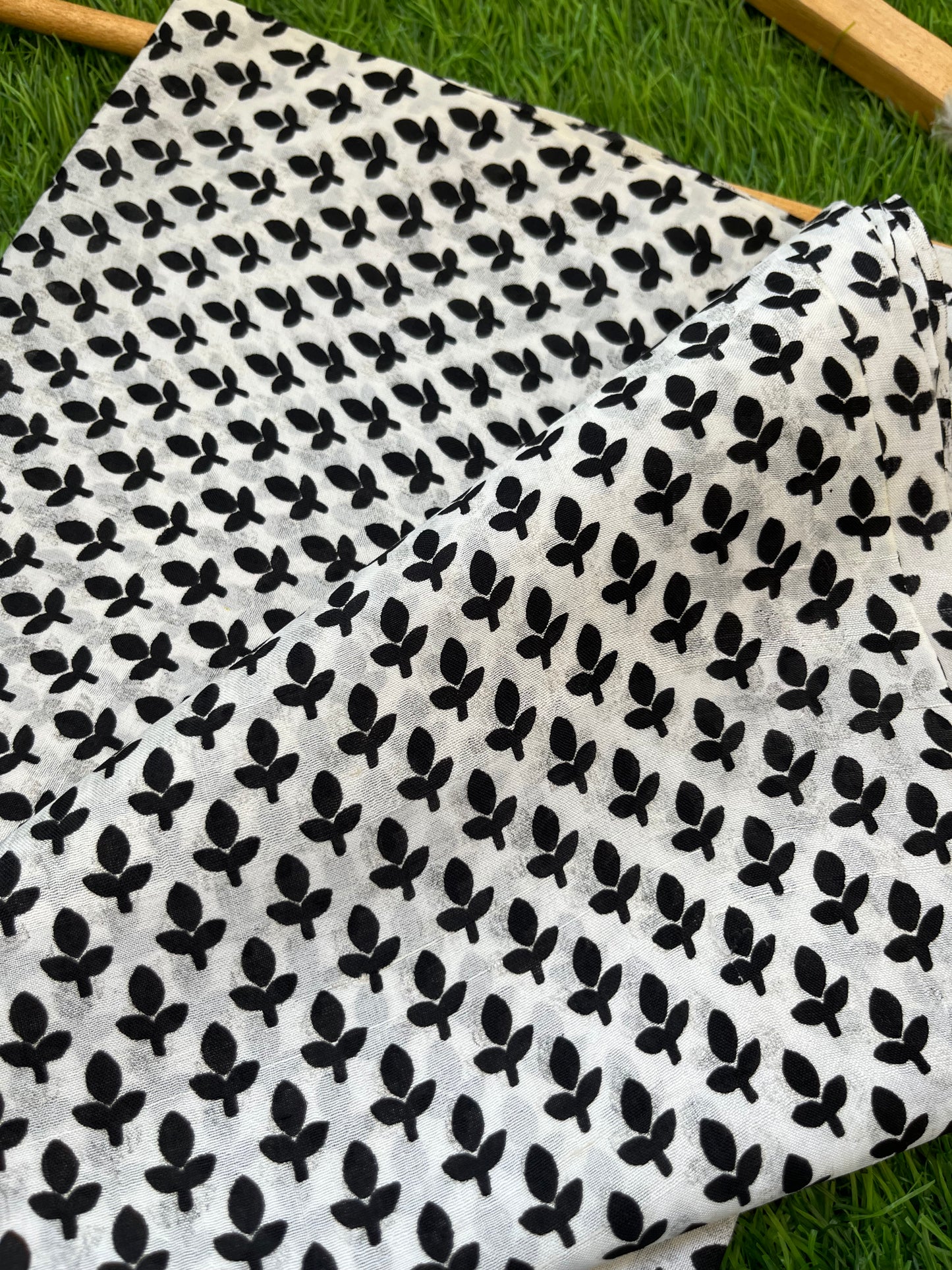 Silk Block print fabric