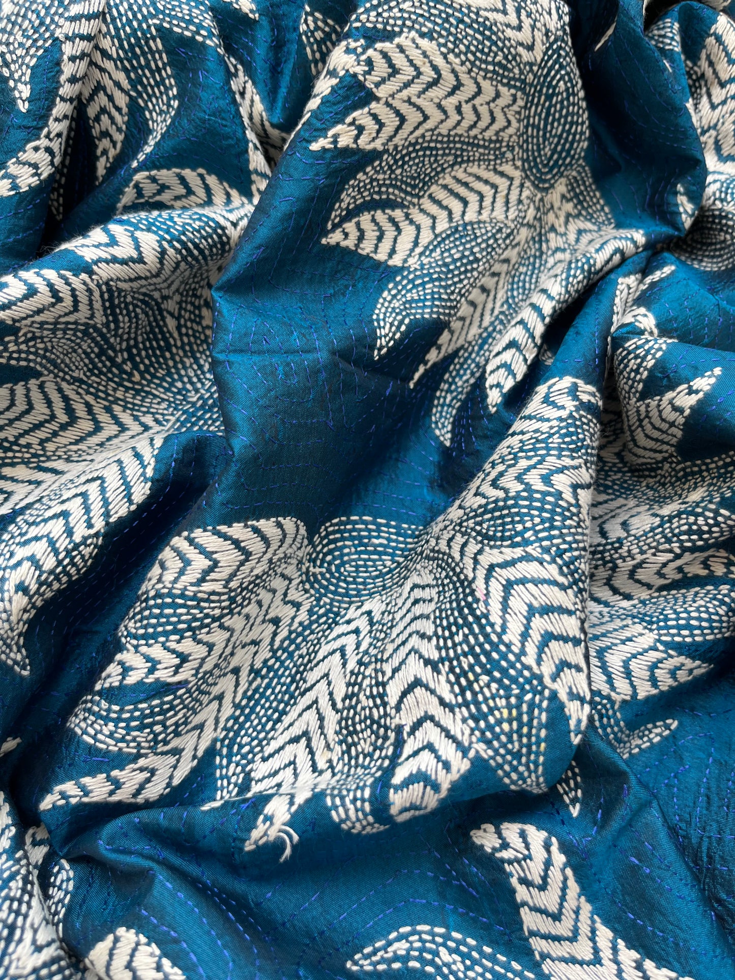 Silk Kantha Dupatta
