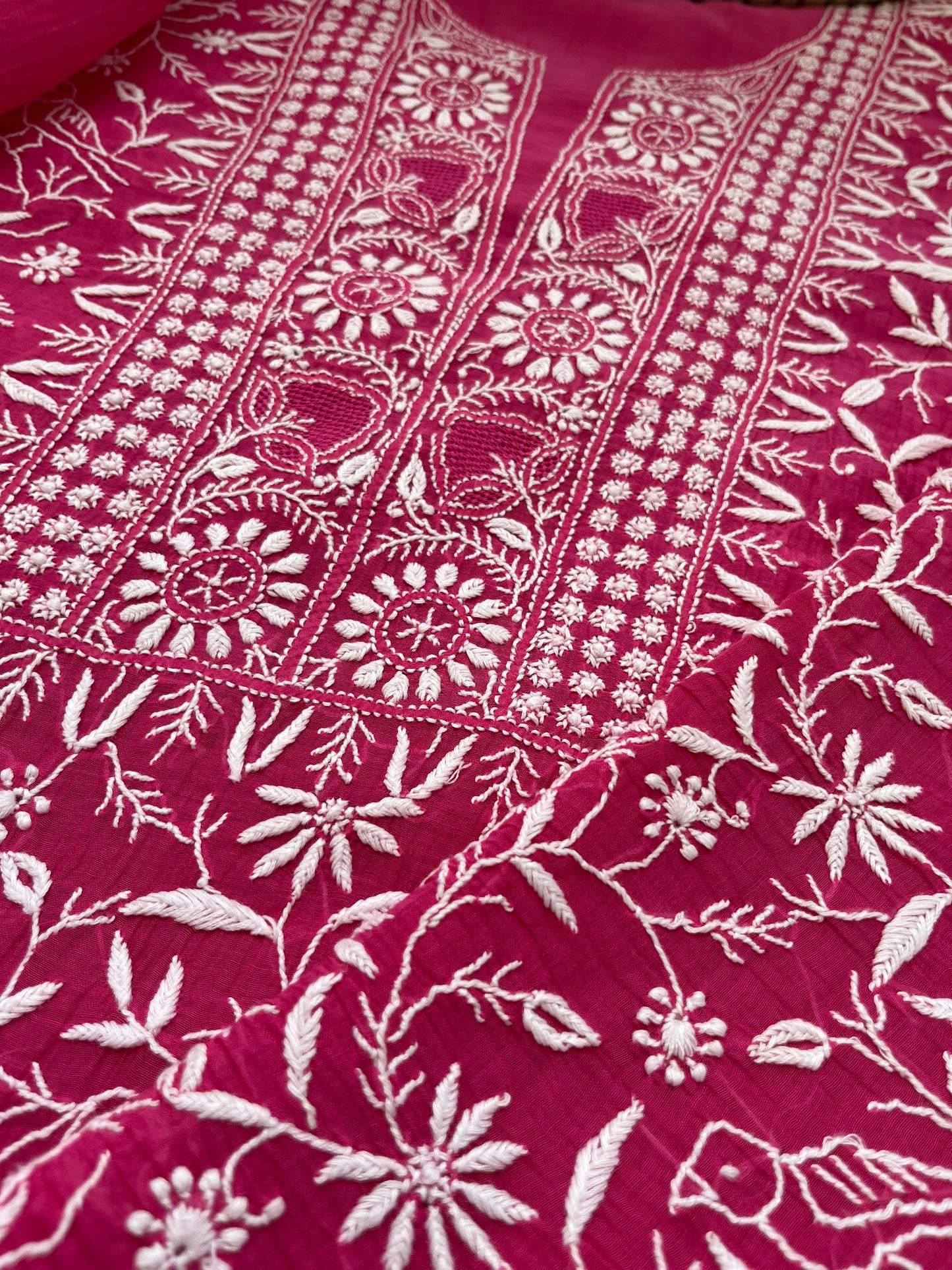 Chanderi Chikankari Kurta Dupatta