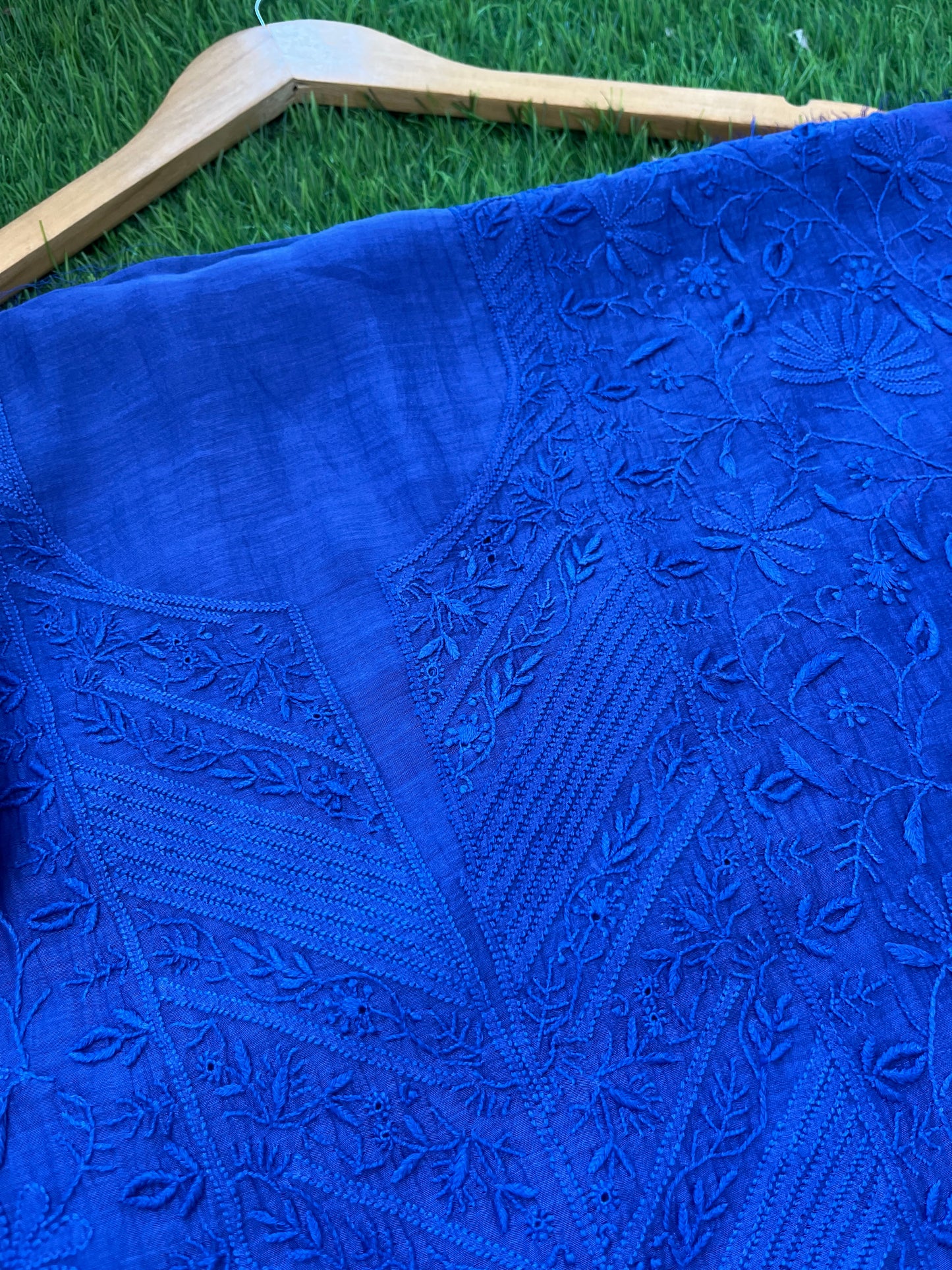 Chanderi Chikankari Kurta Dupatta