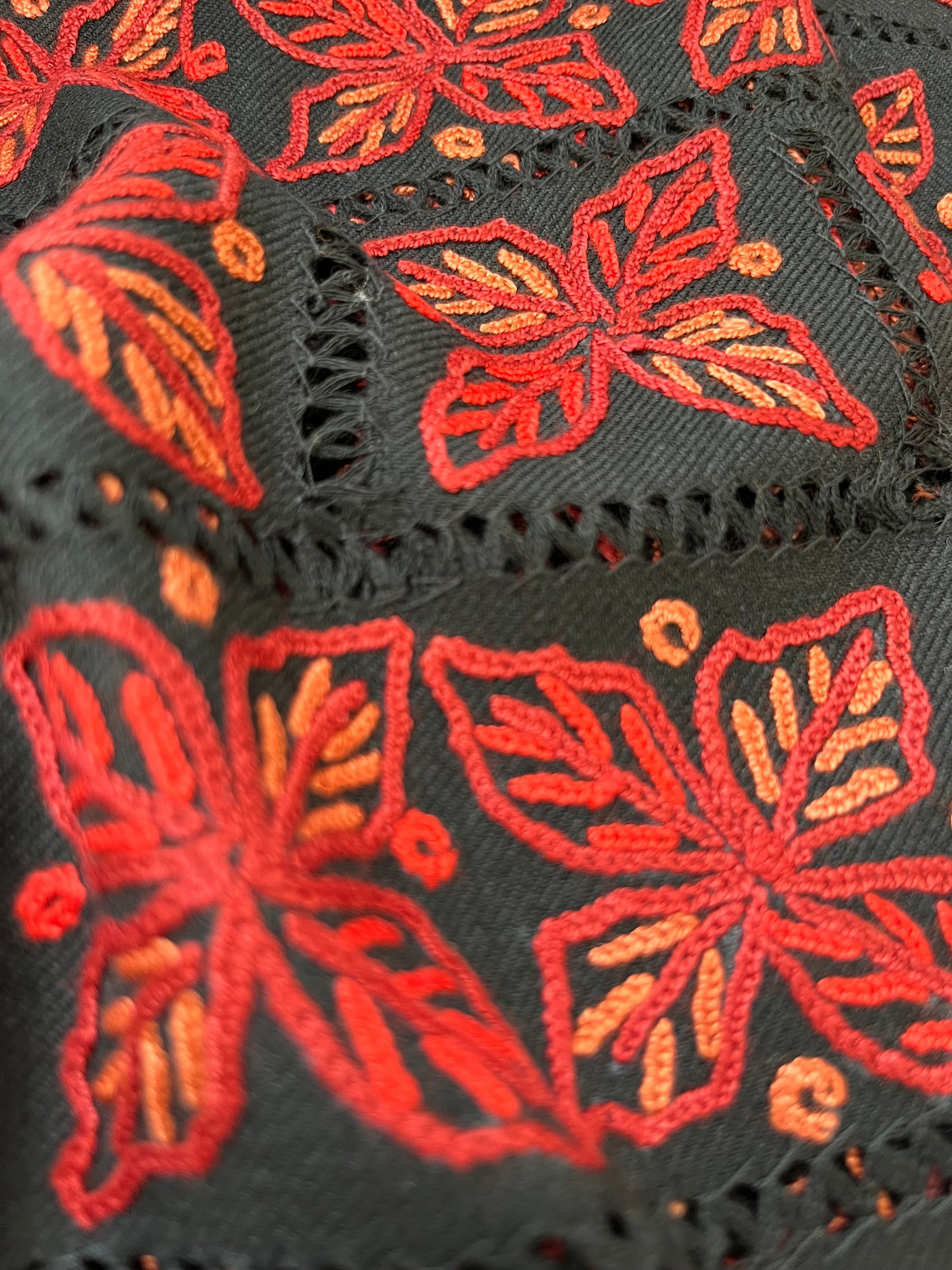 Woollen hand embroidered suit