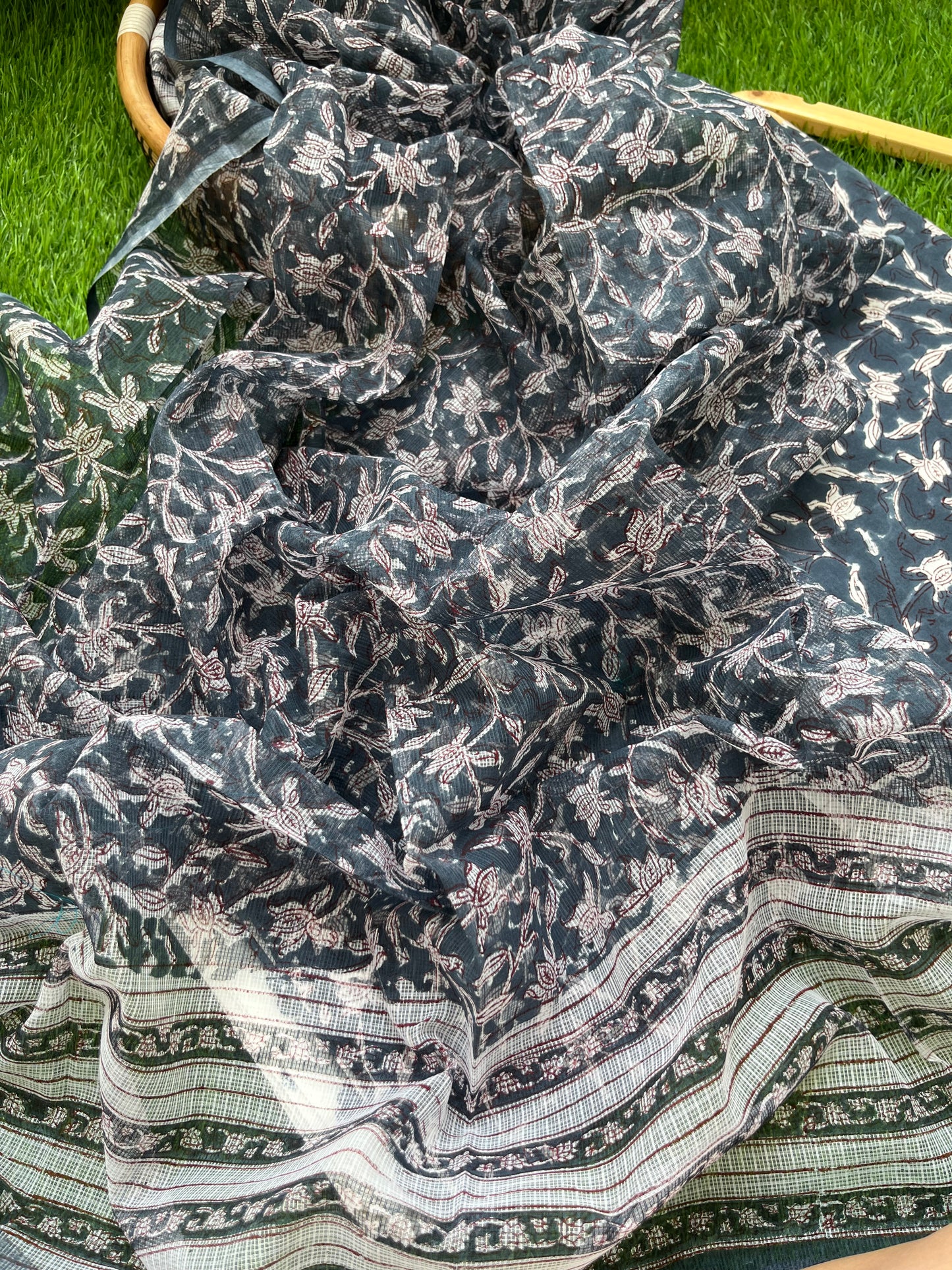 Block print kota Dupatta cotton Kurta