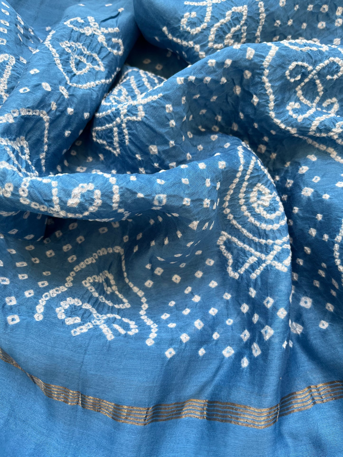 Chanderi Bandhani kurta dupatta