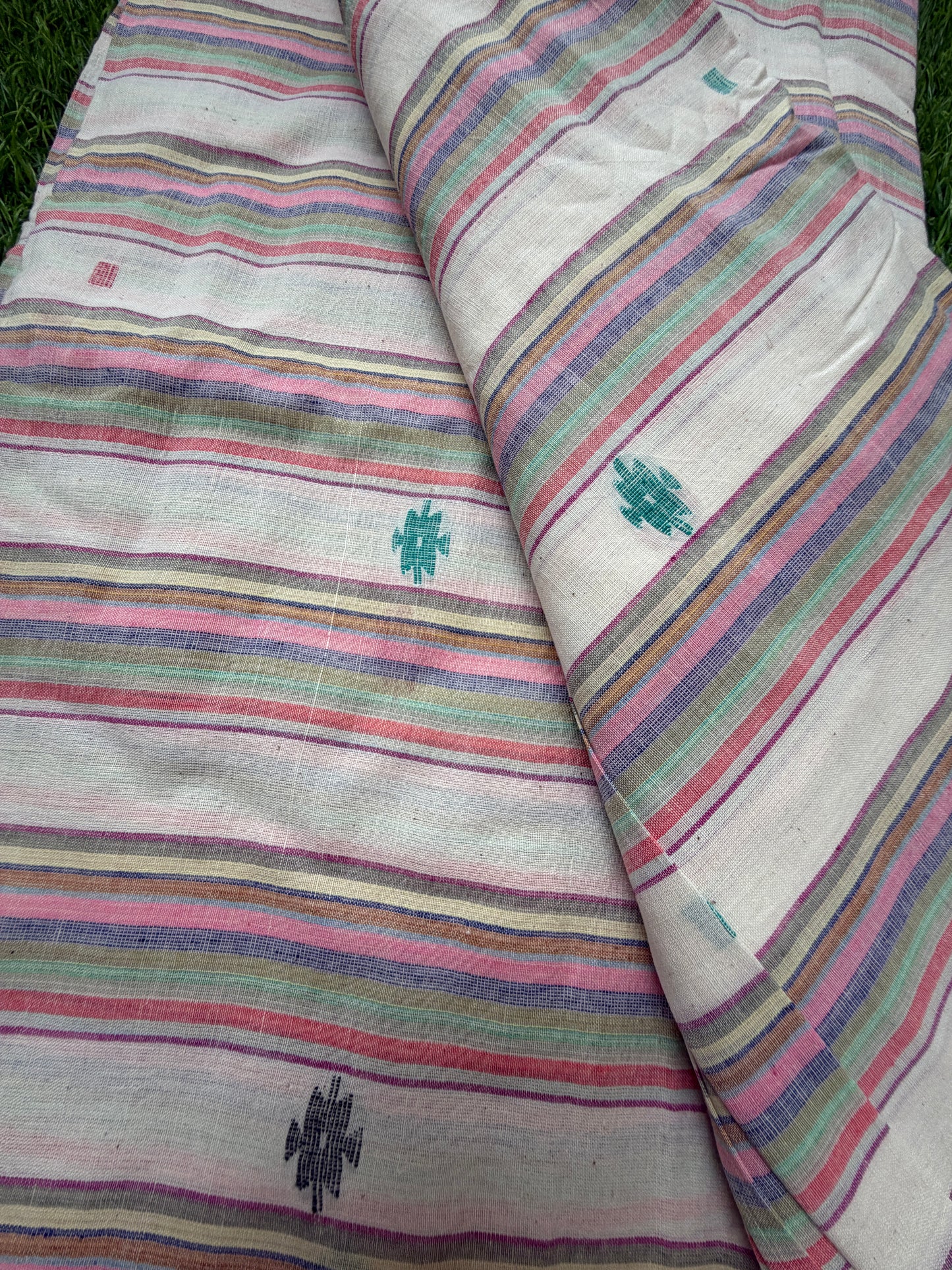 Jaamdani mul fabric