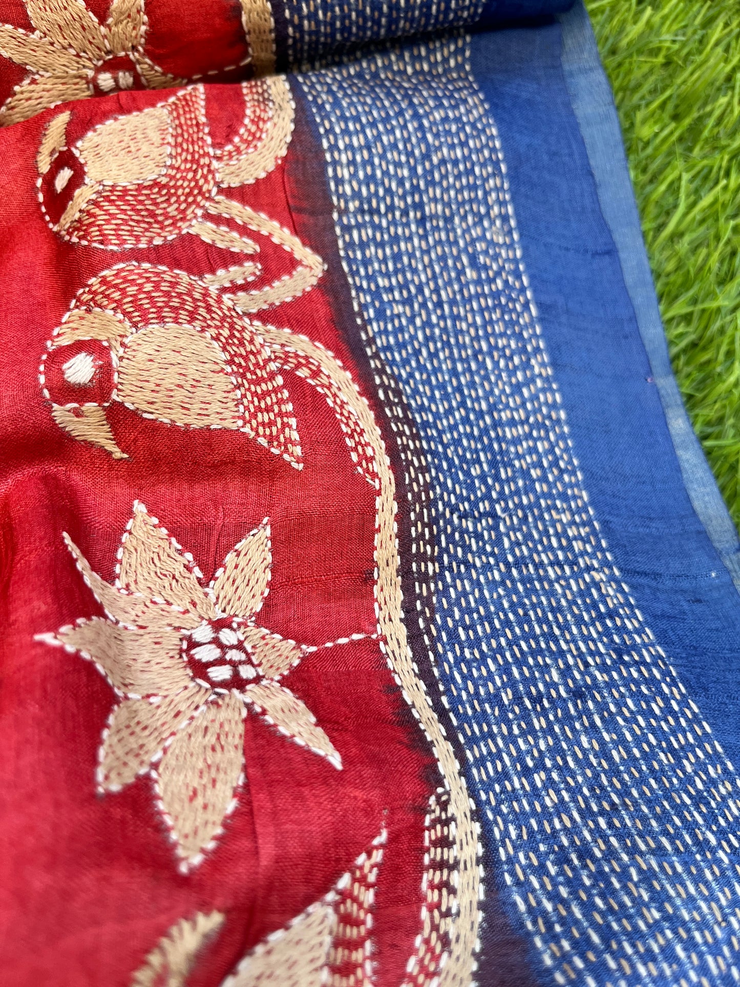 Silk Kantha Dupatta