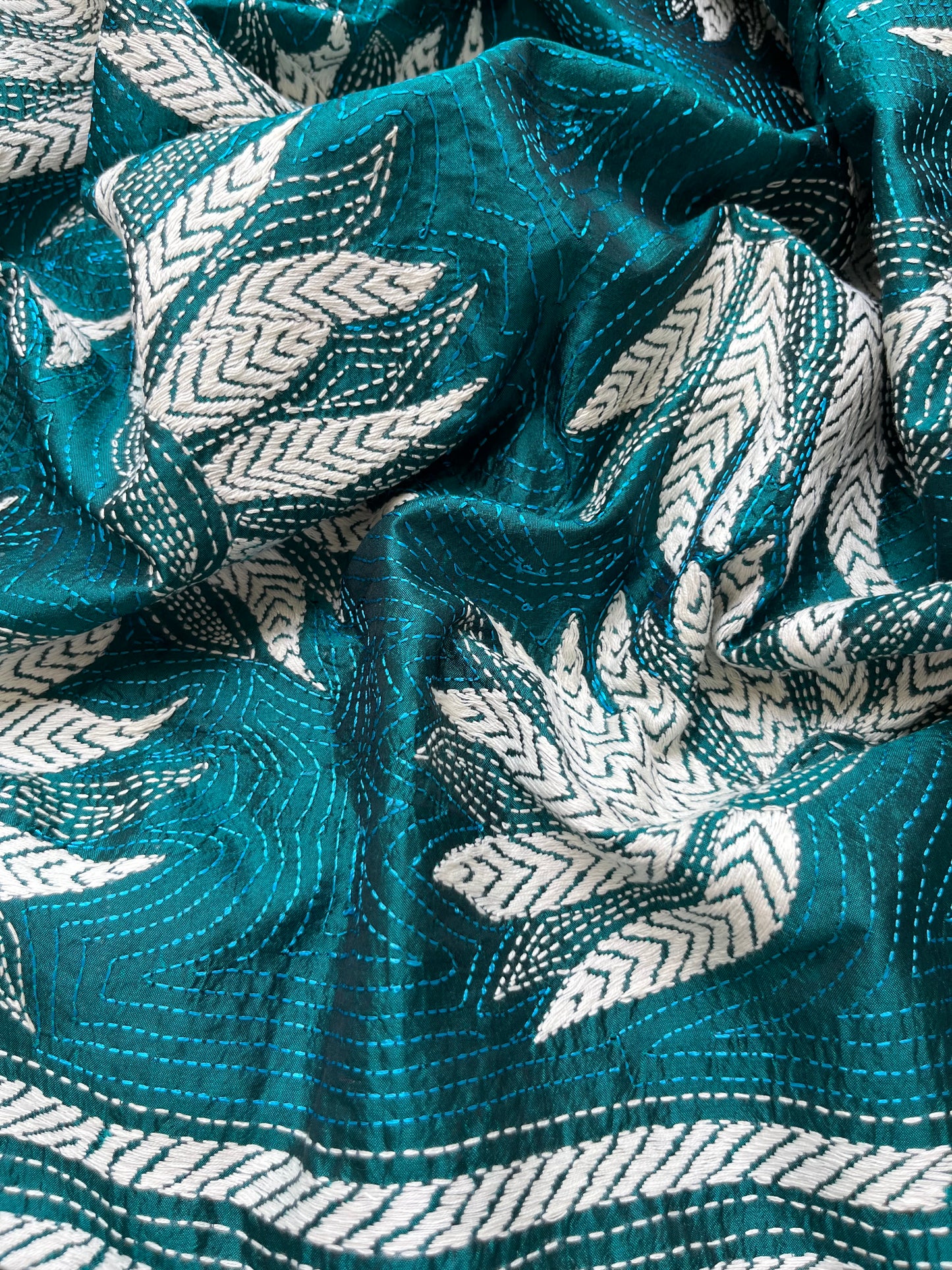 Silk Kantha Dupatta
