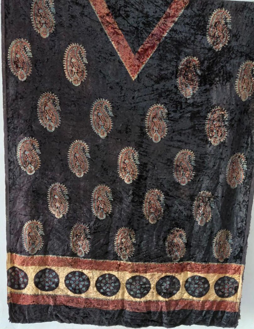Velvet Ajrakh Kurta