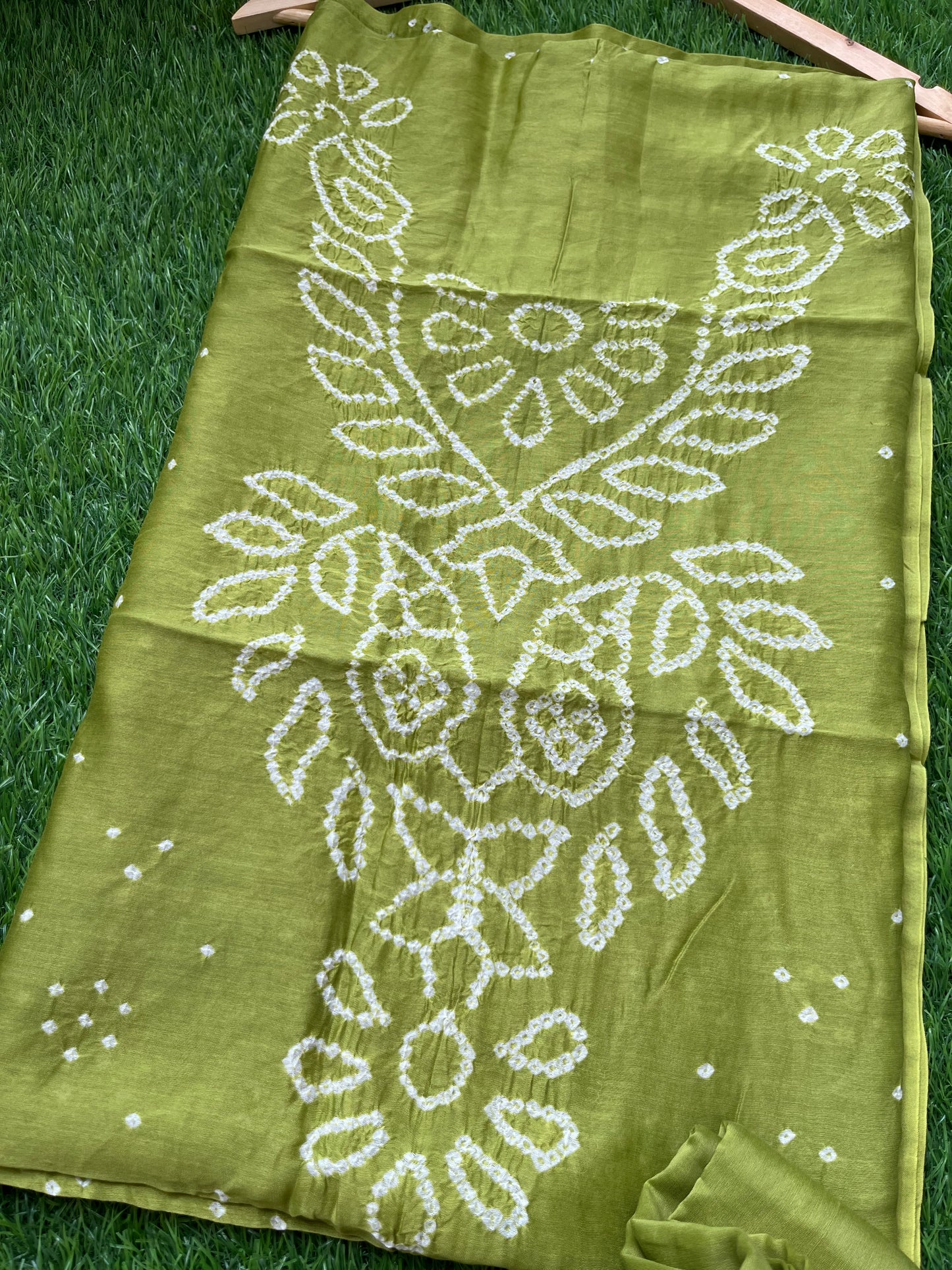 Chanderi Bandhani kurta dupatta