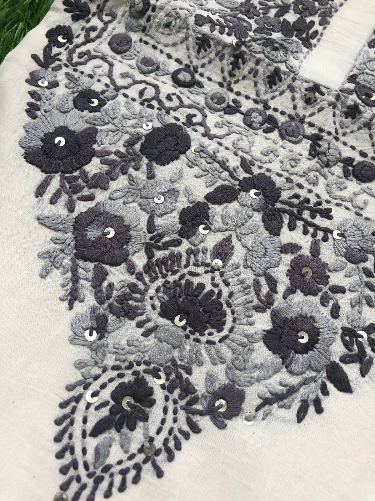 Handwoven Cotton embroidered kurta