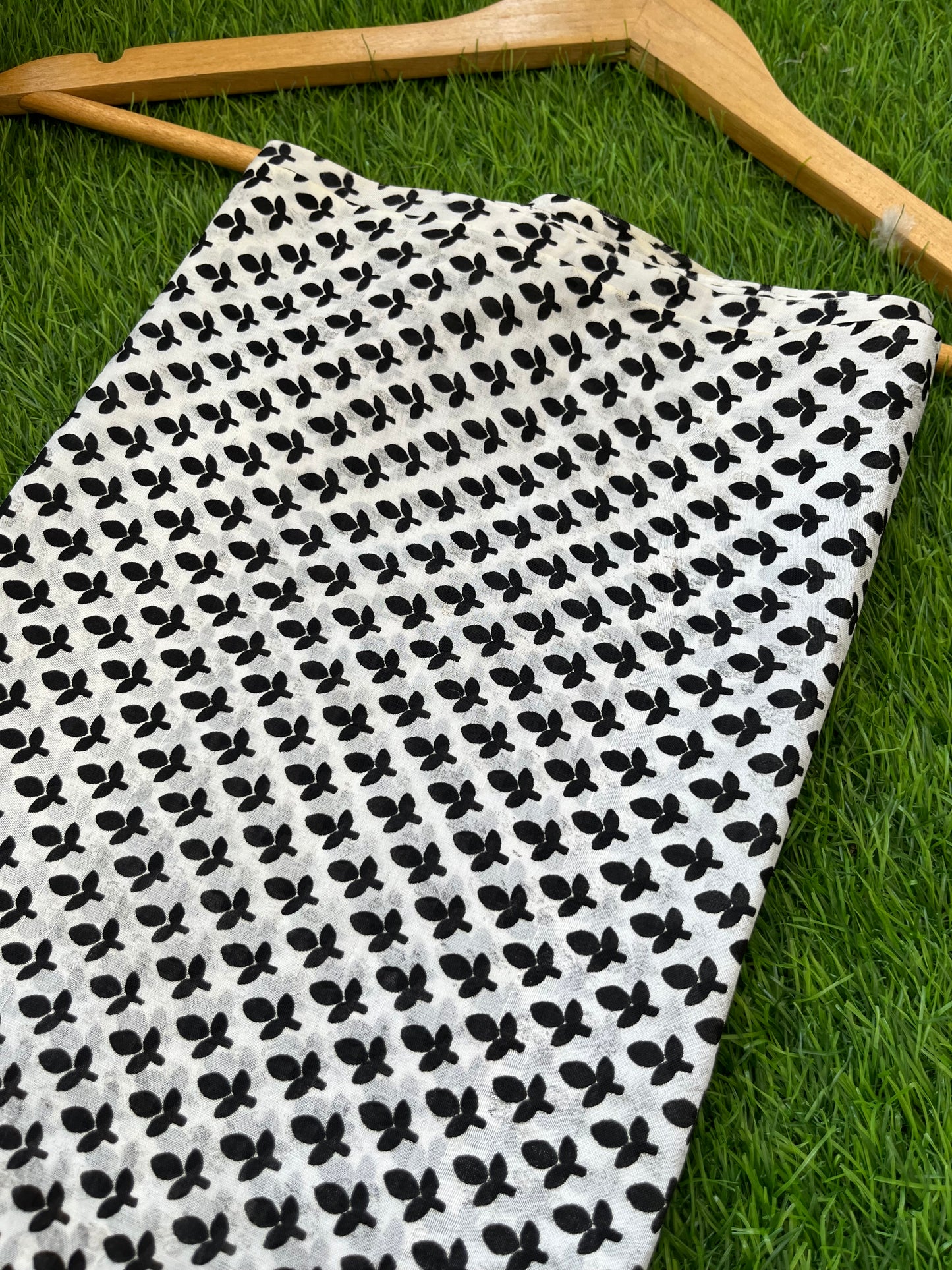 Silk Block print fabric