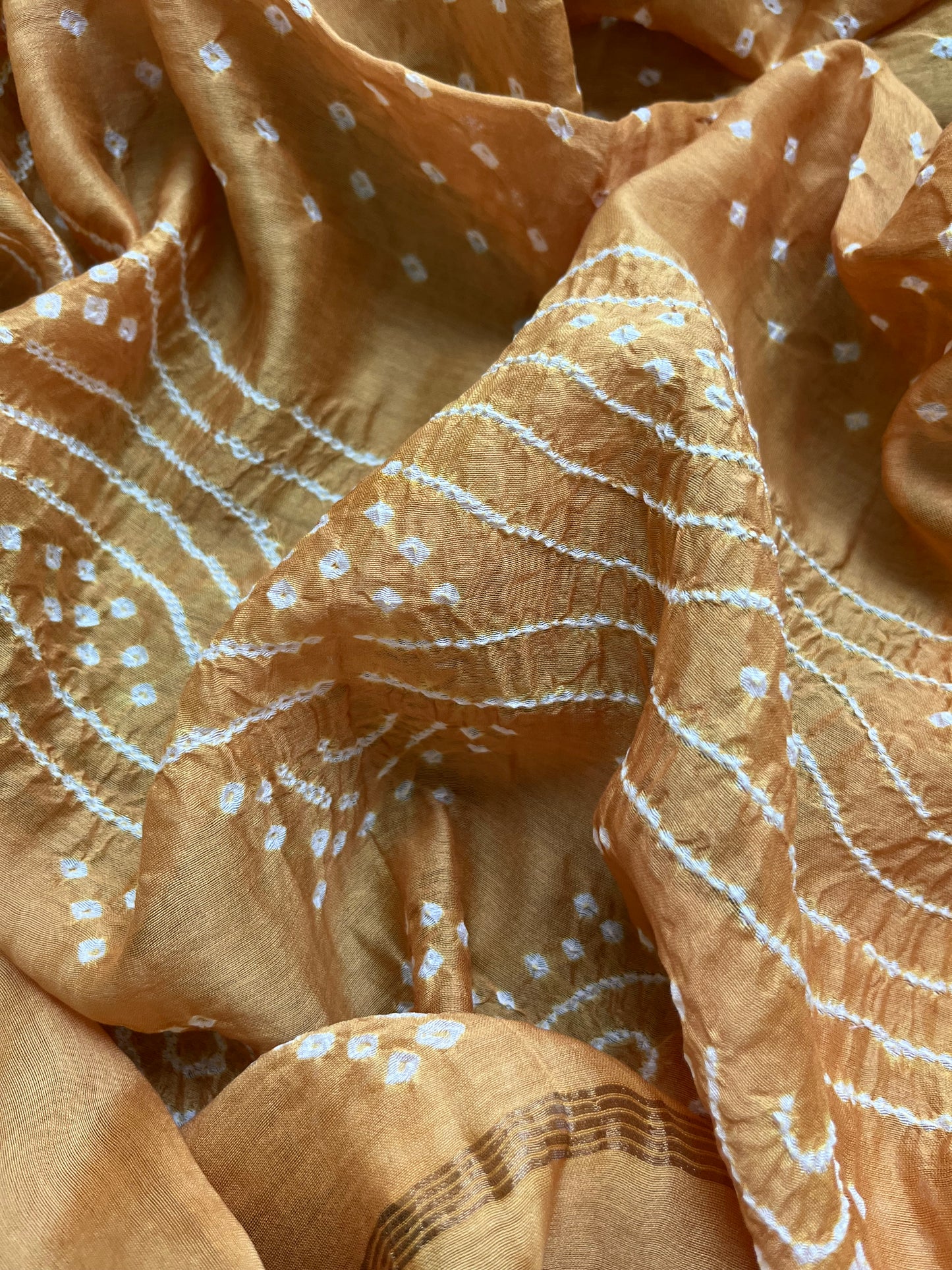 Chanderi Bandhani kurta dupatta