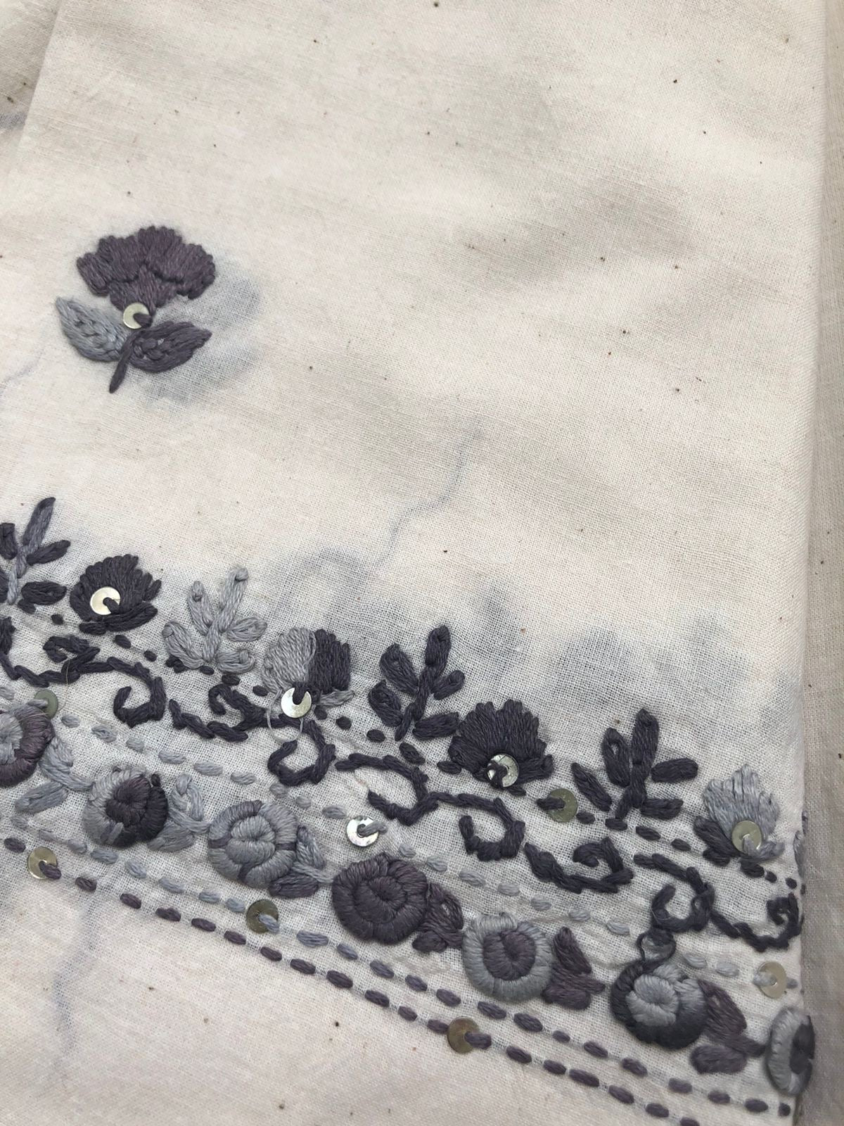 Handwoven Cotton embroidered kurta