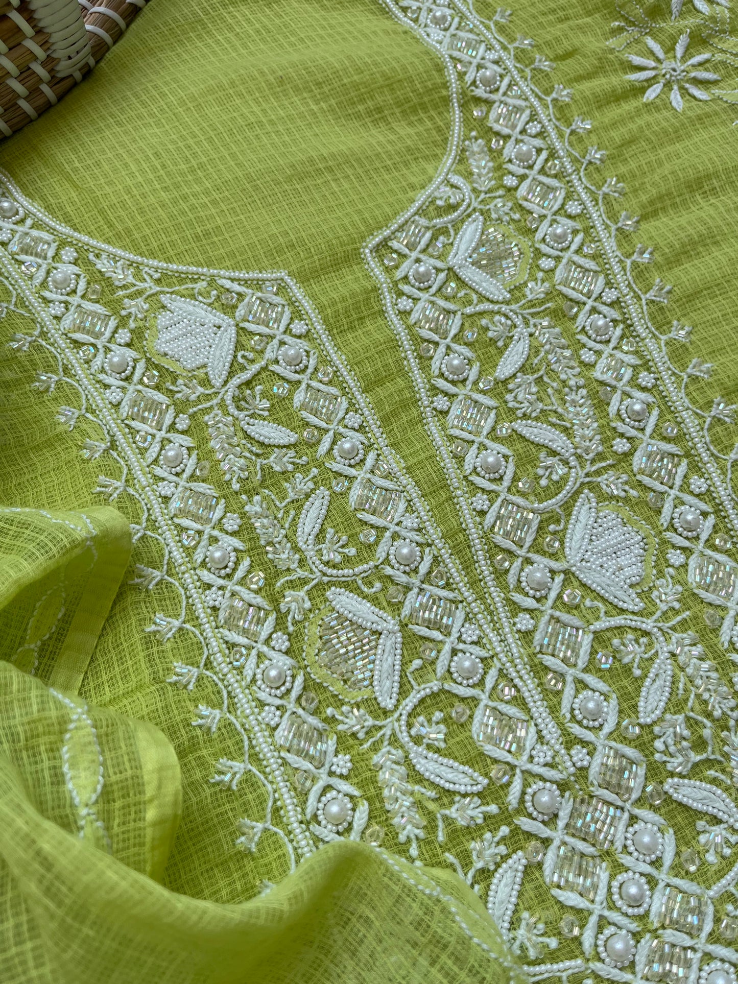 Kota Chikankari Kurta Dupatta