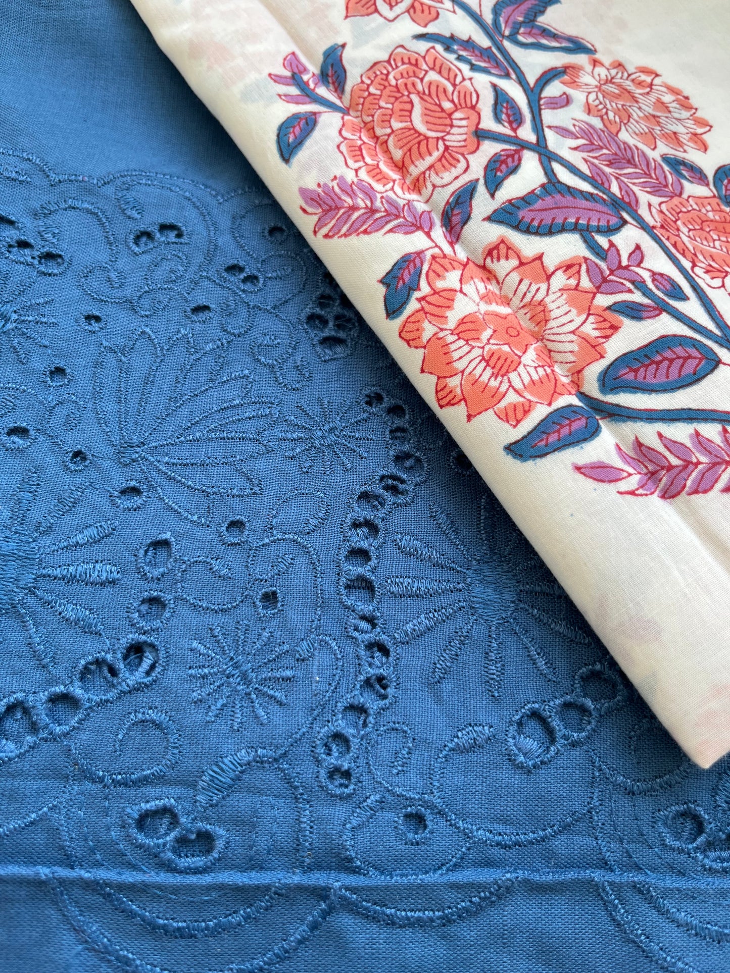 Cotton kurta fabric hakoba Bottom