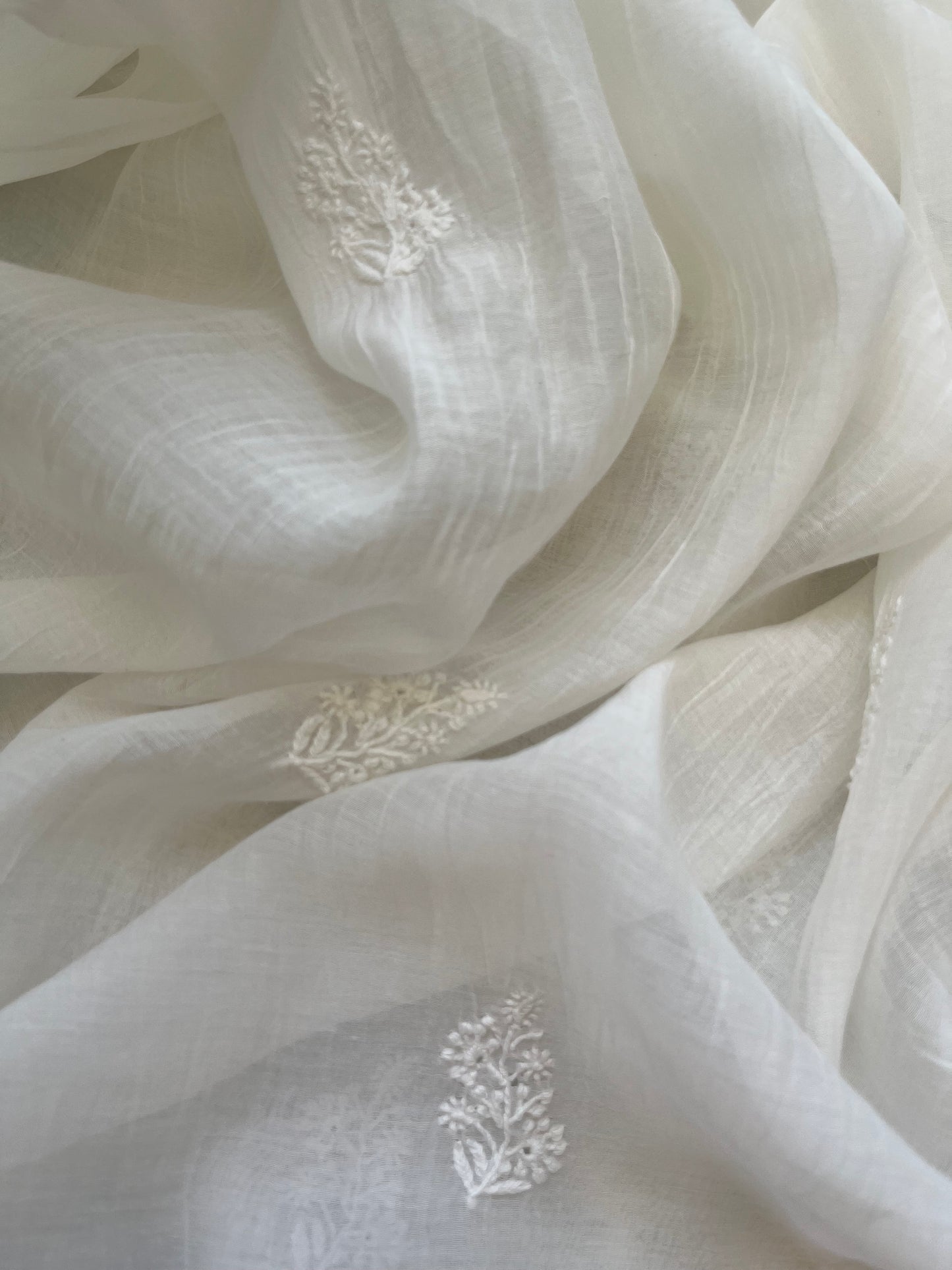 Chanderi Chikankari Kurta Dupatta