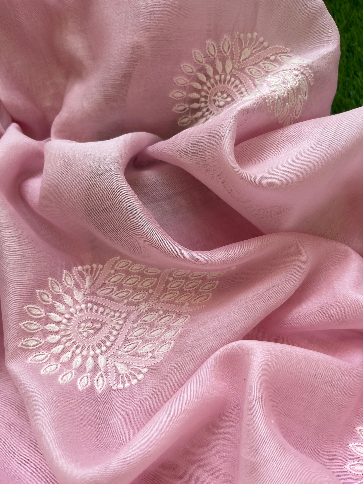 Jaamdani kurta chanderi dupatta