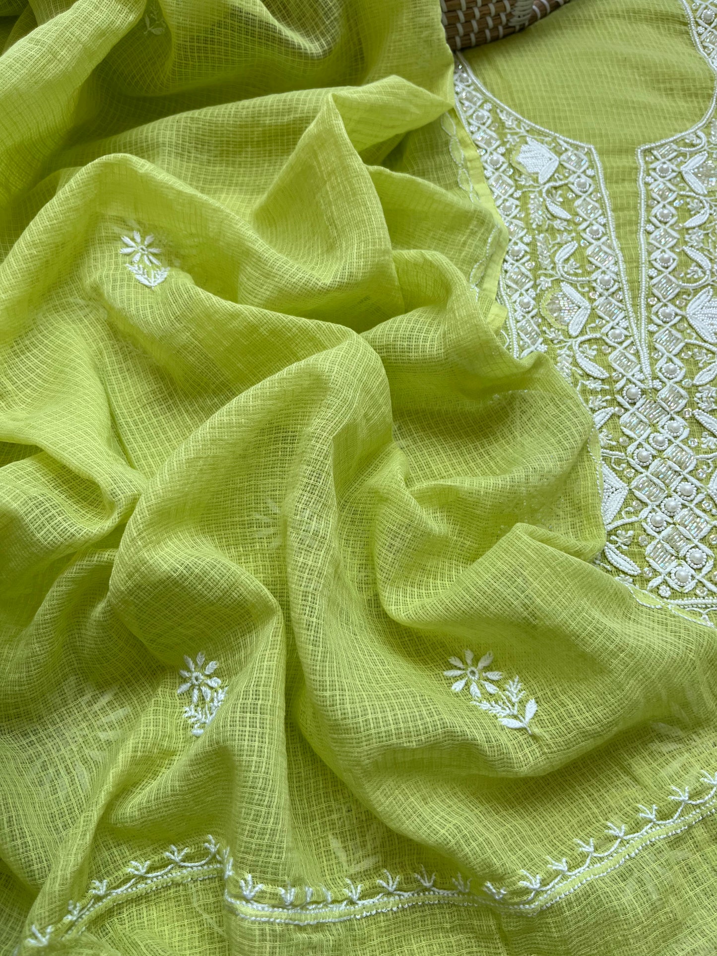 Kota Chikankari Kurta Dupatta