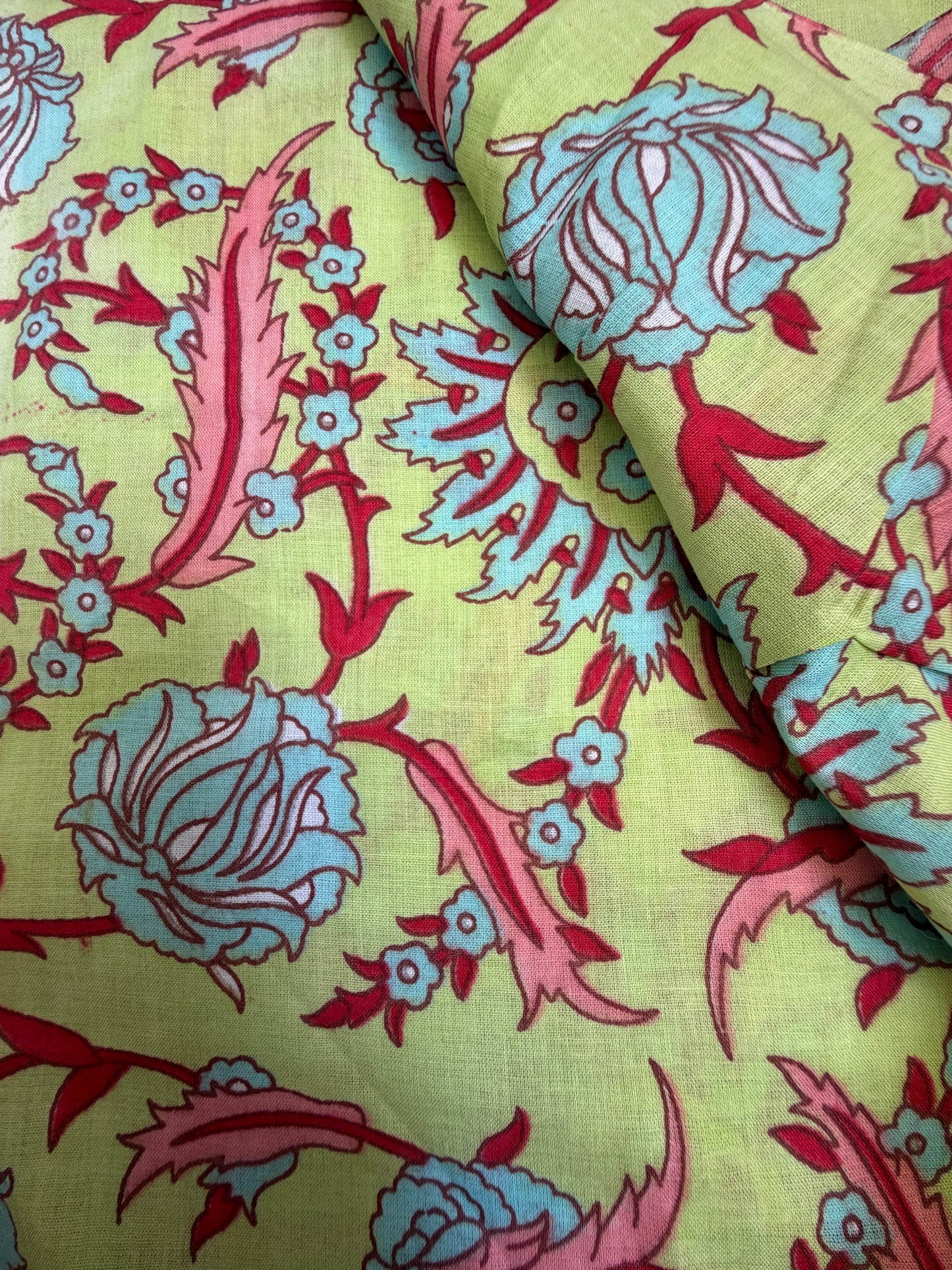 Sanganeri-Cotton florals
