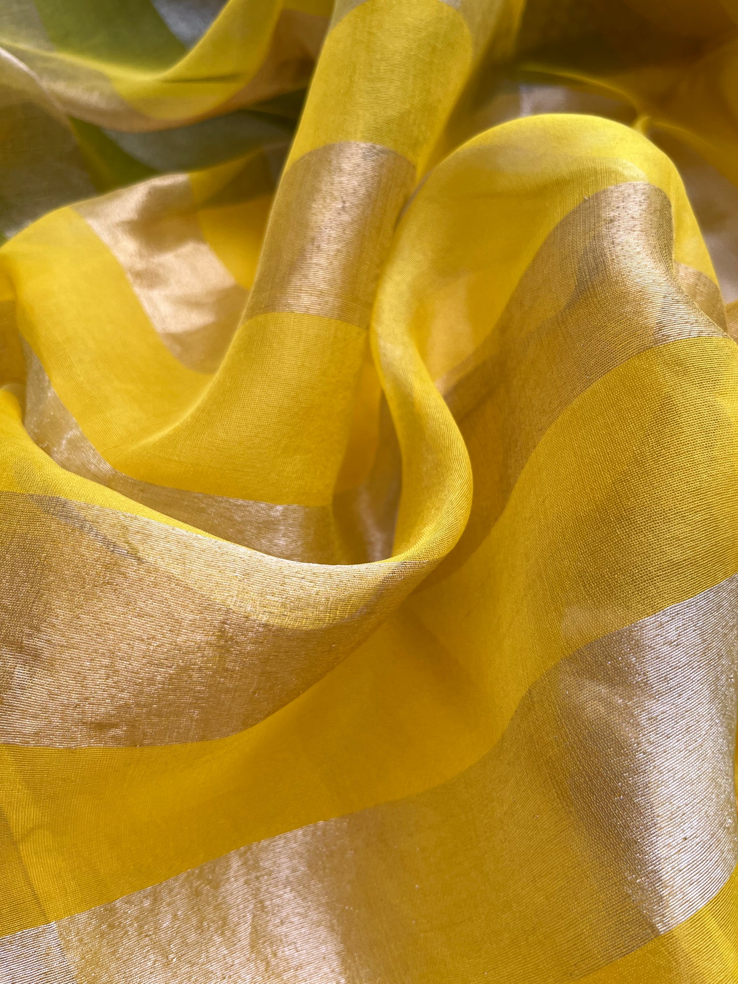 त्योहार् -Banarasi organza dupatta chanderi fabric