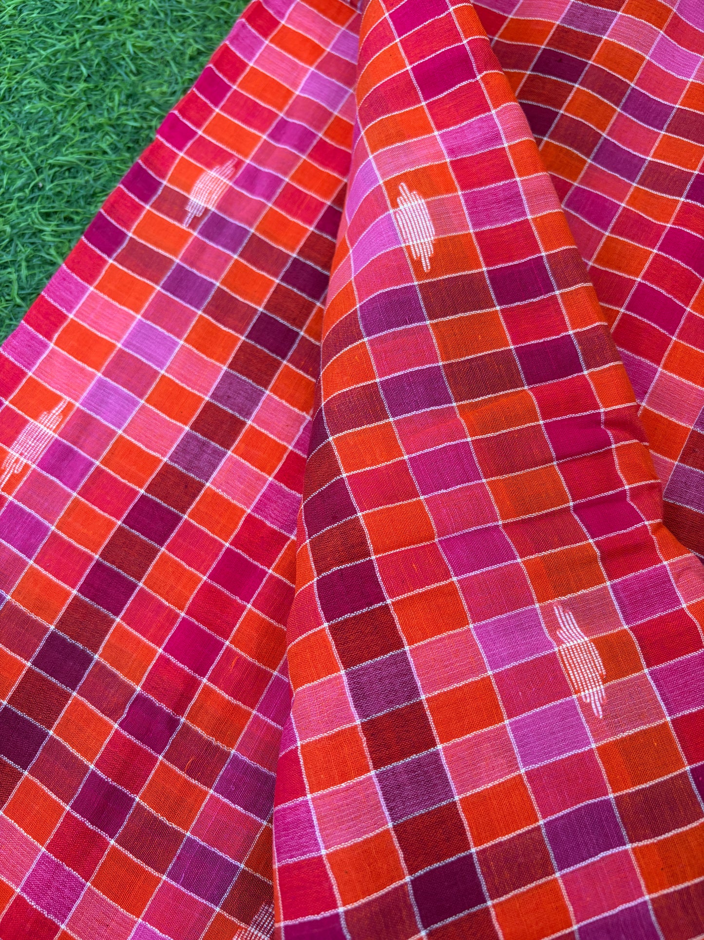 Jaamdani mul fabric
