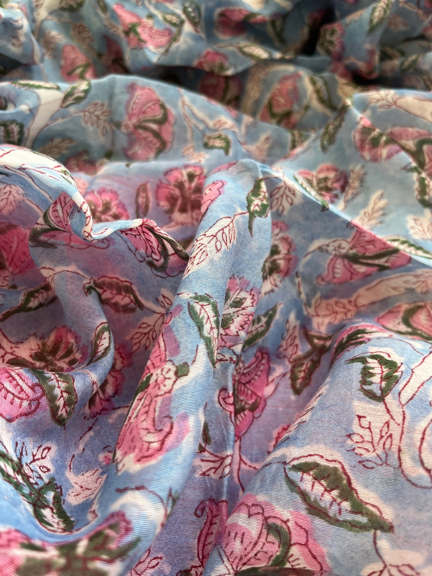 Cotton kurta bottom fabric chanderi dupatta