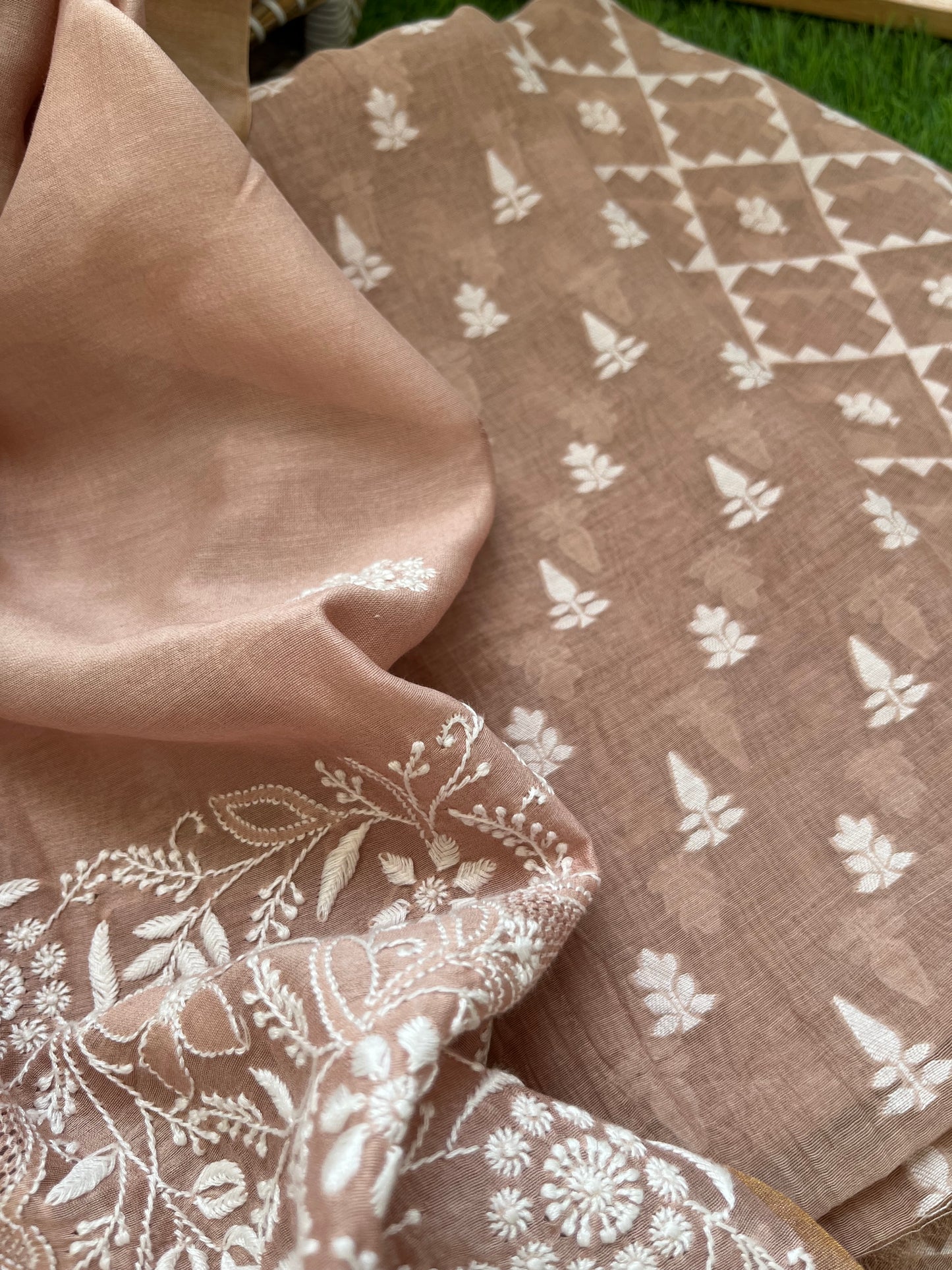 Jaamdani kurta bottom dupatta