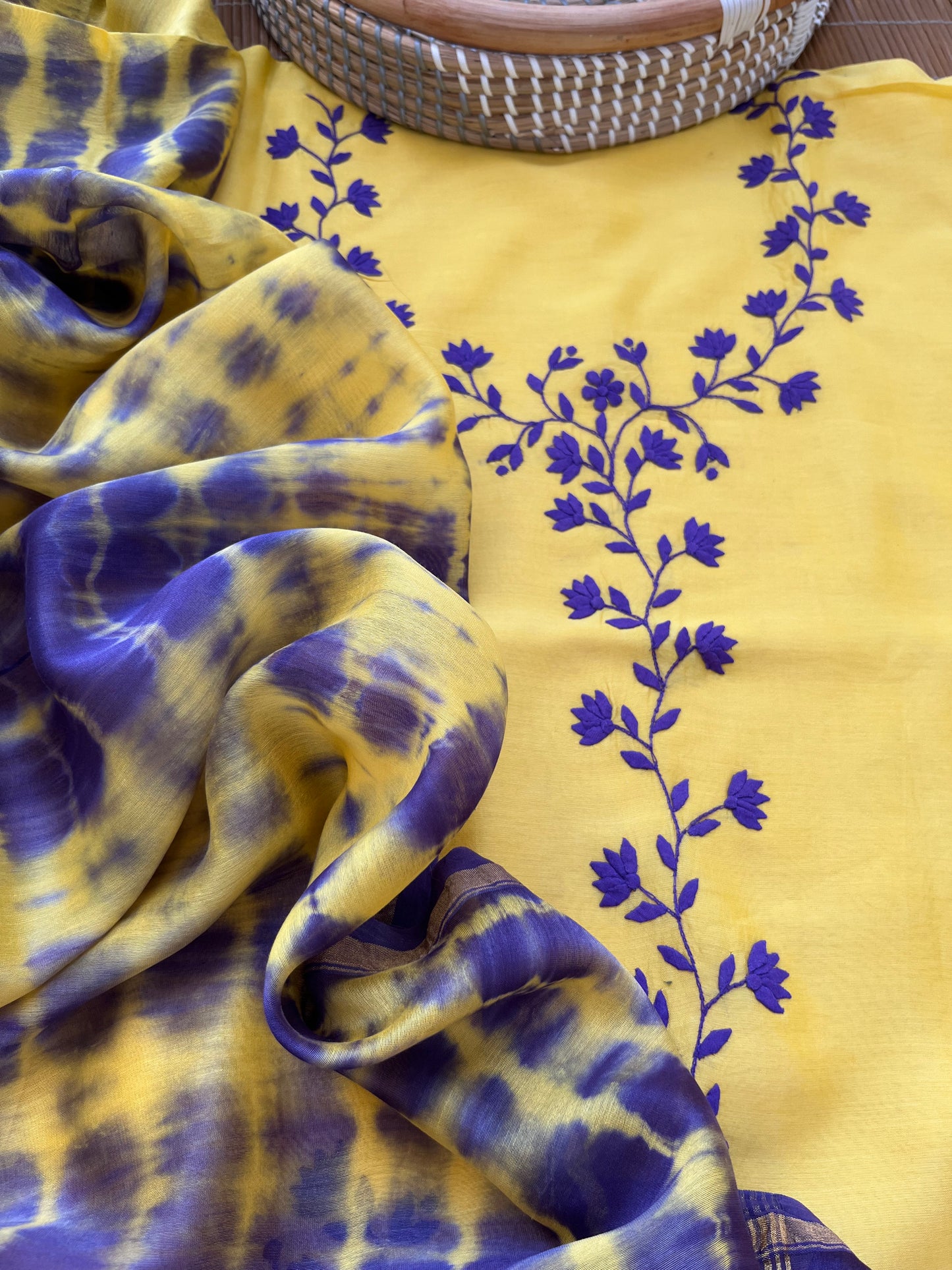 Patti kaam kurta Dupatta
