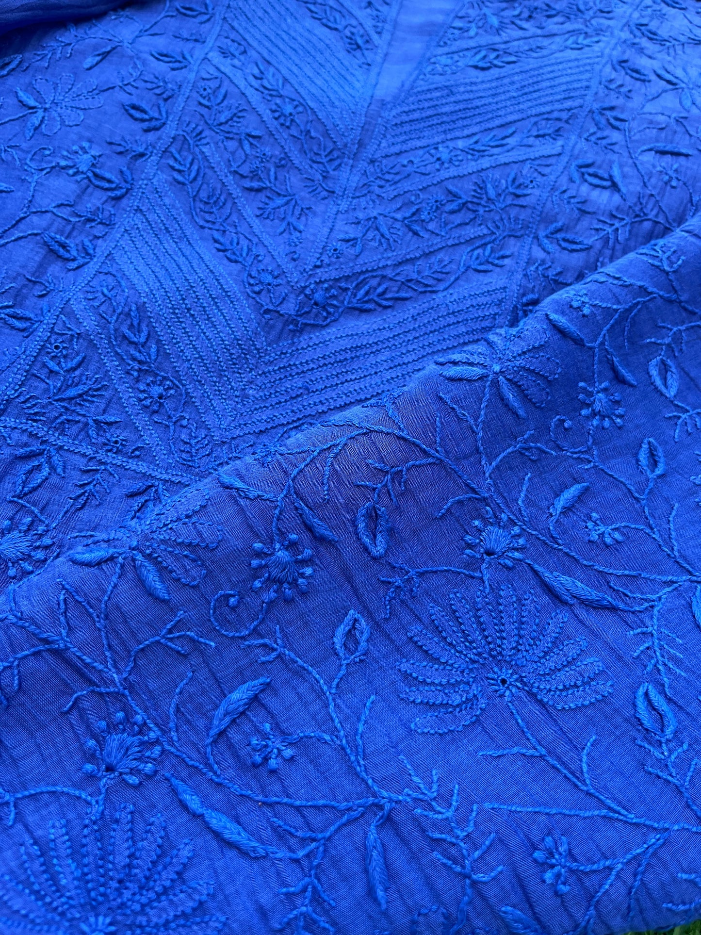 Chanderi Chikankari Kurta Dupatta