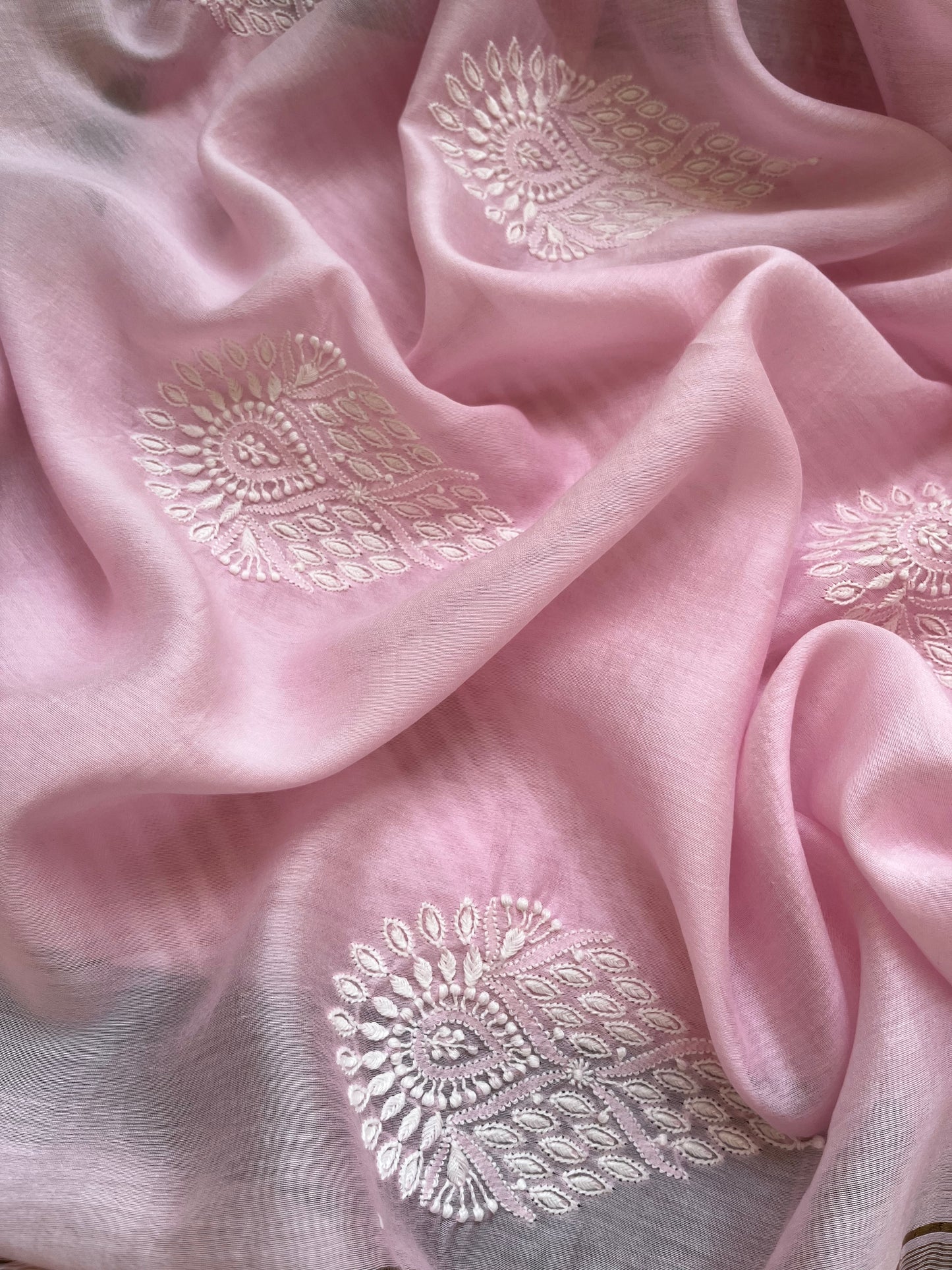 Jaamdani kurta chanderi dupatta