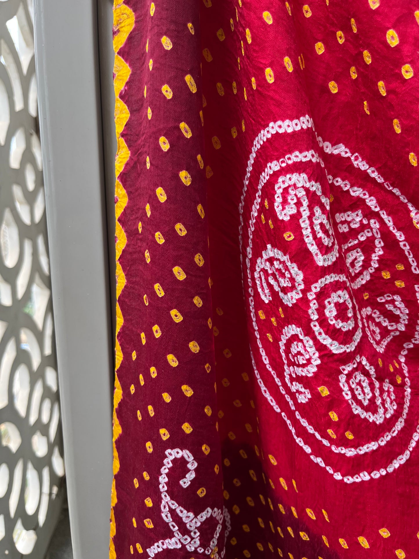 Gajji silk Bandhani dupatta kurta