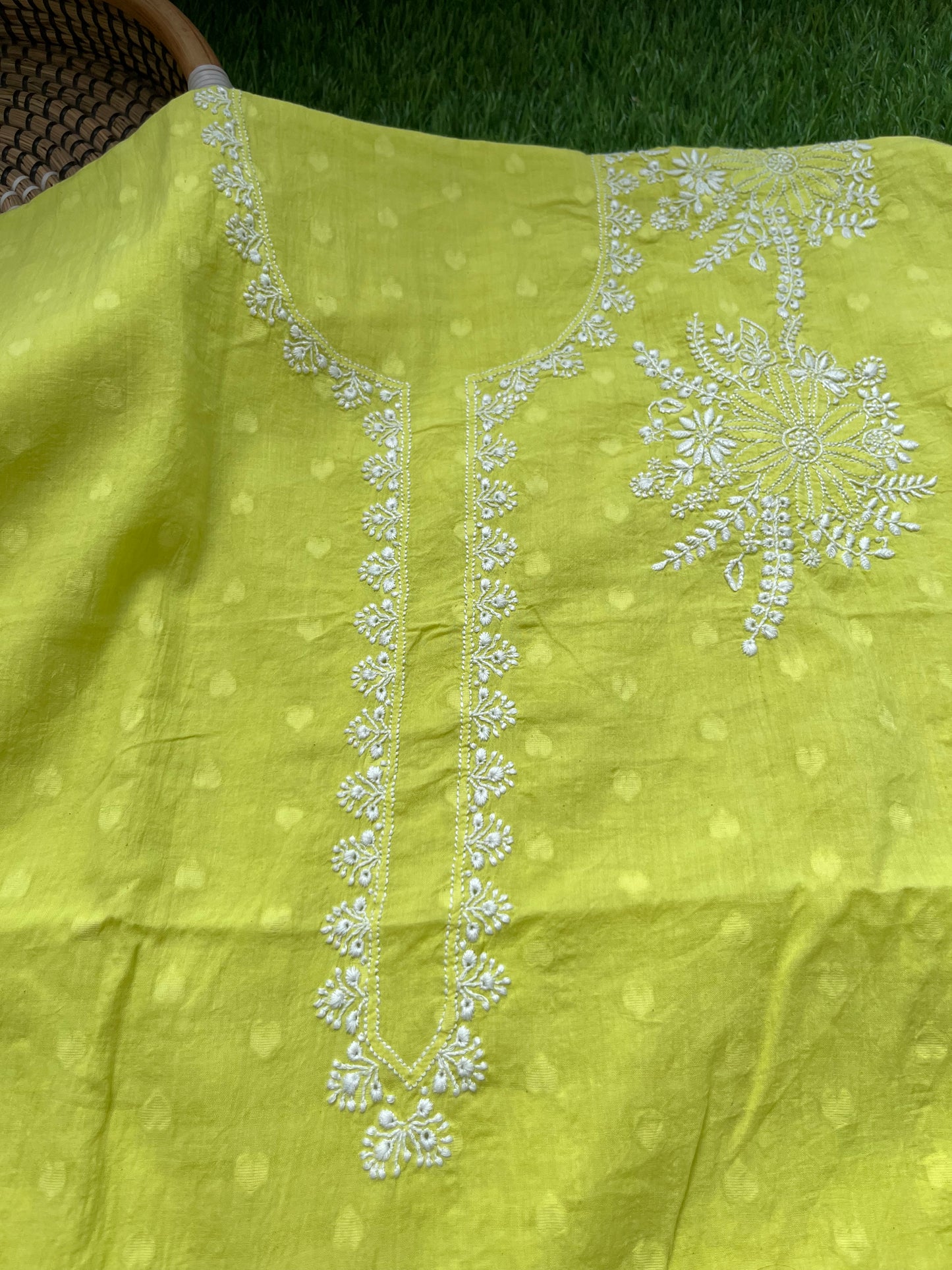 Rozana: Cotton chikankari kurta