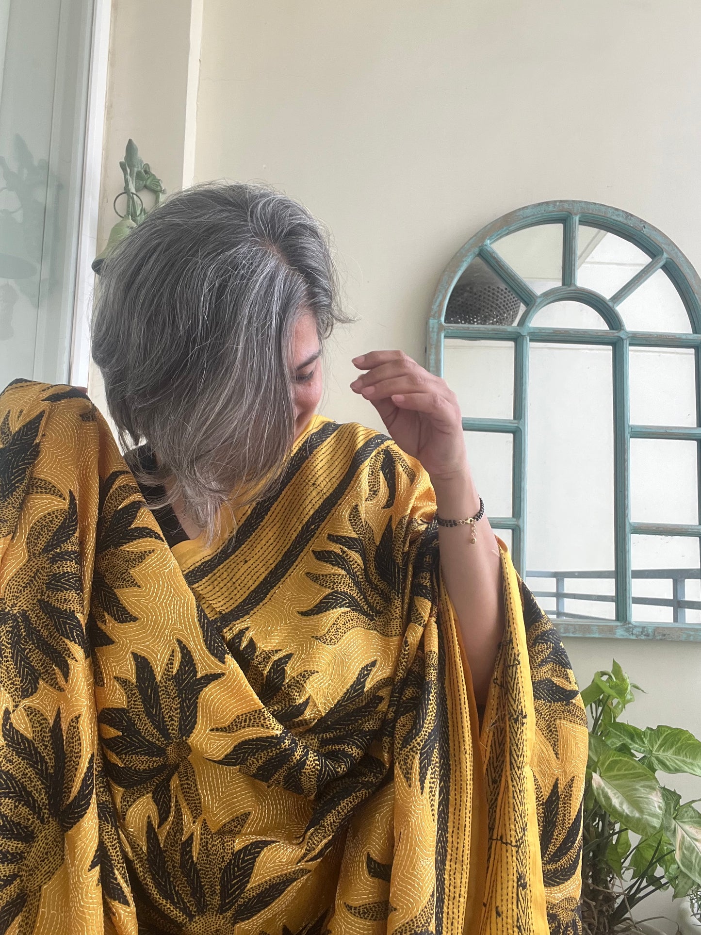 Silk Kantha Dupatta