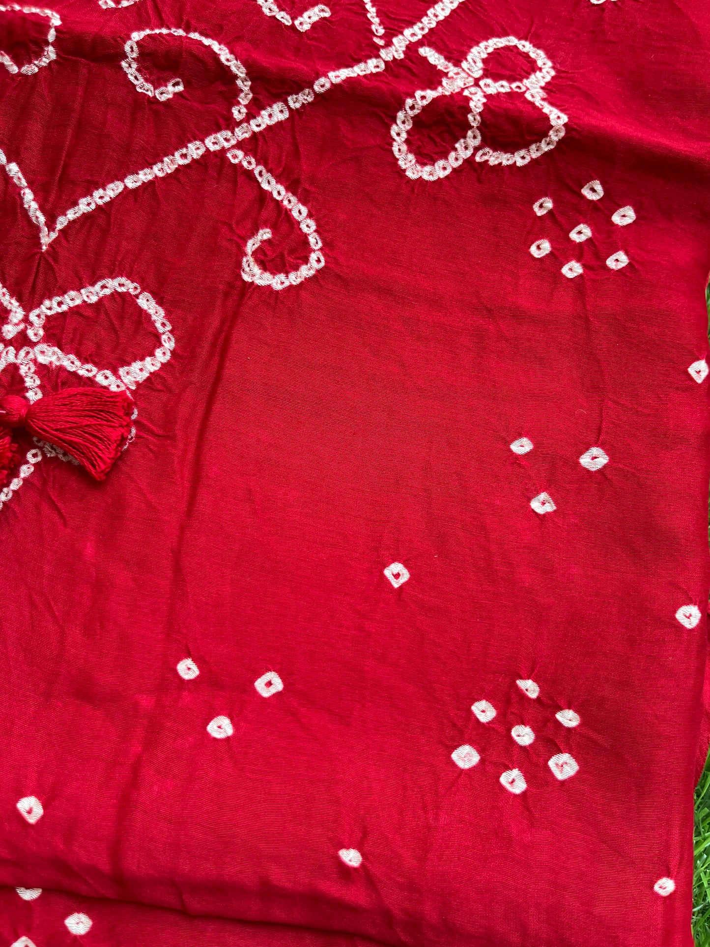 Chanderi Bandhani kurta dupatta