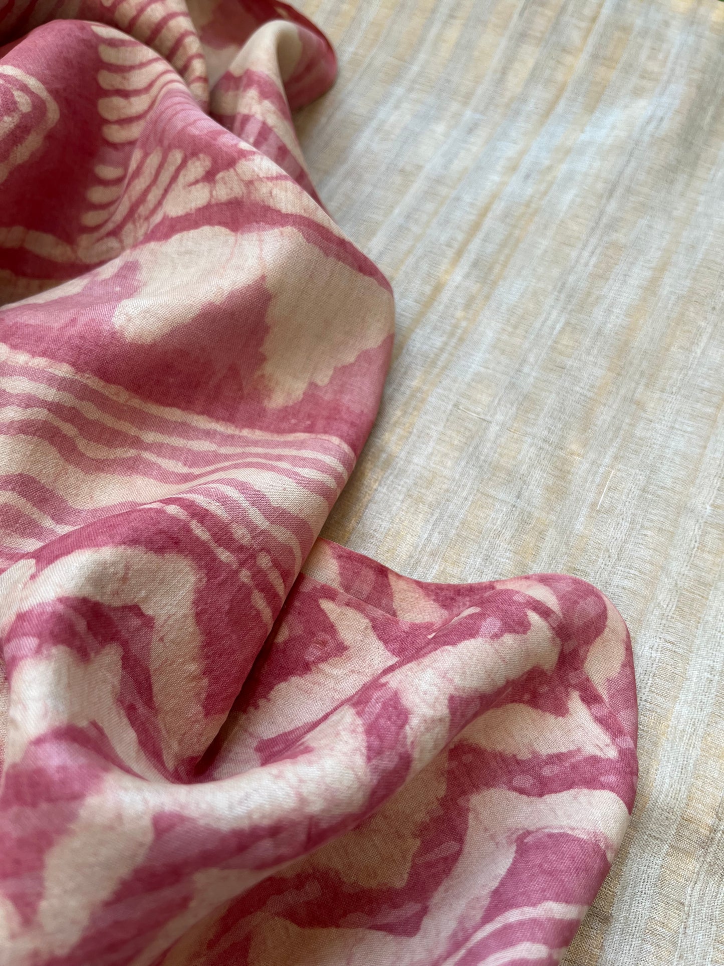 Silk kurta fabric dupatta
