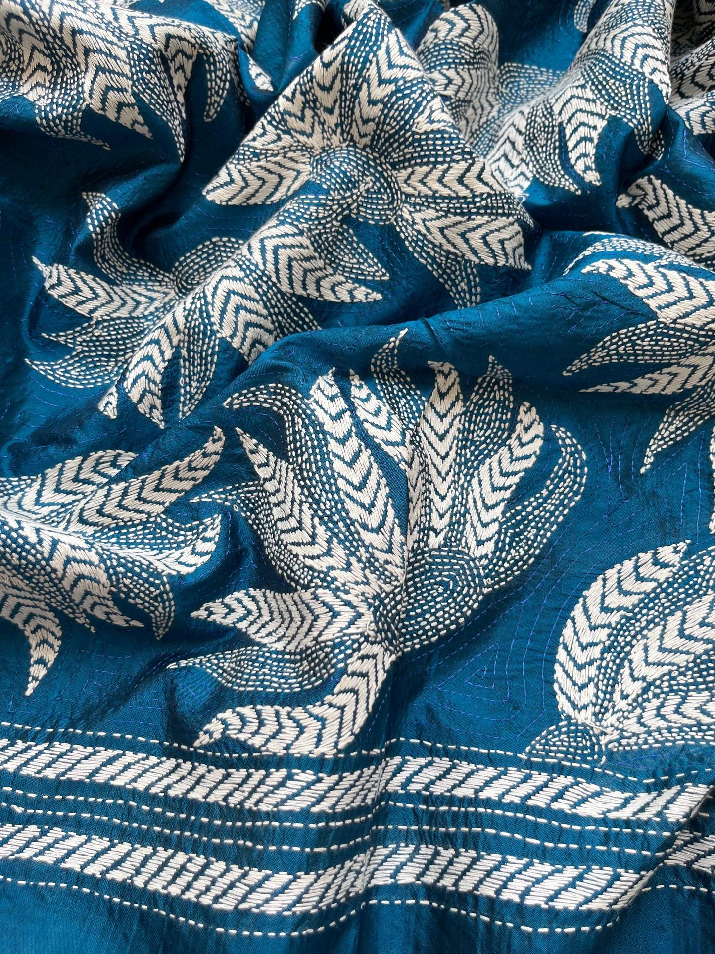 Silk Kantha Dupatta