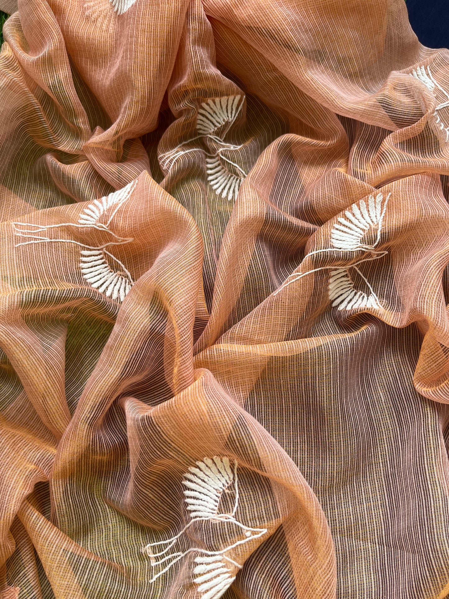 Chanderi kurta kurta fabric kota silk chikan work dupatta