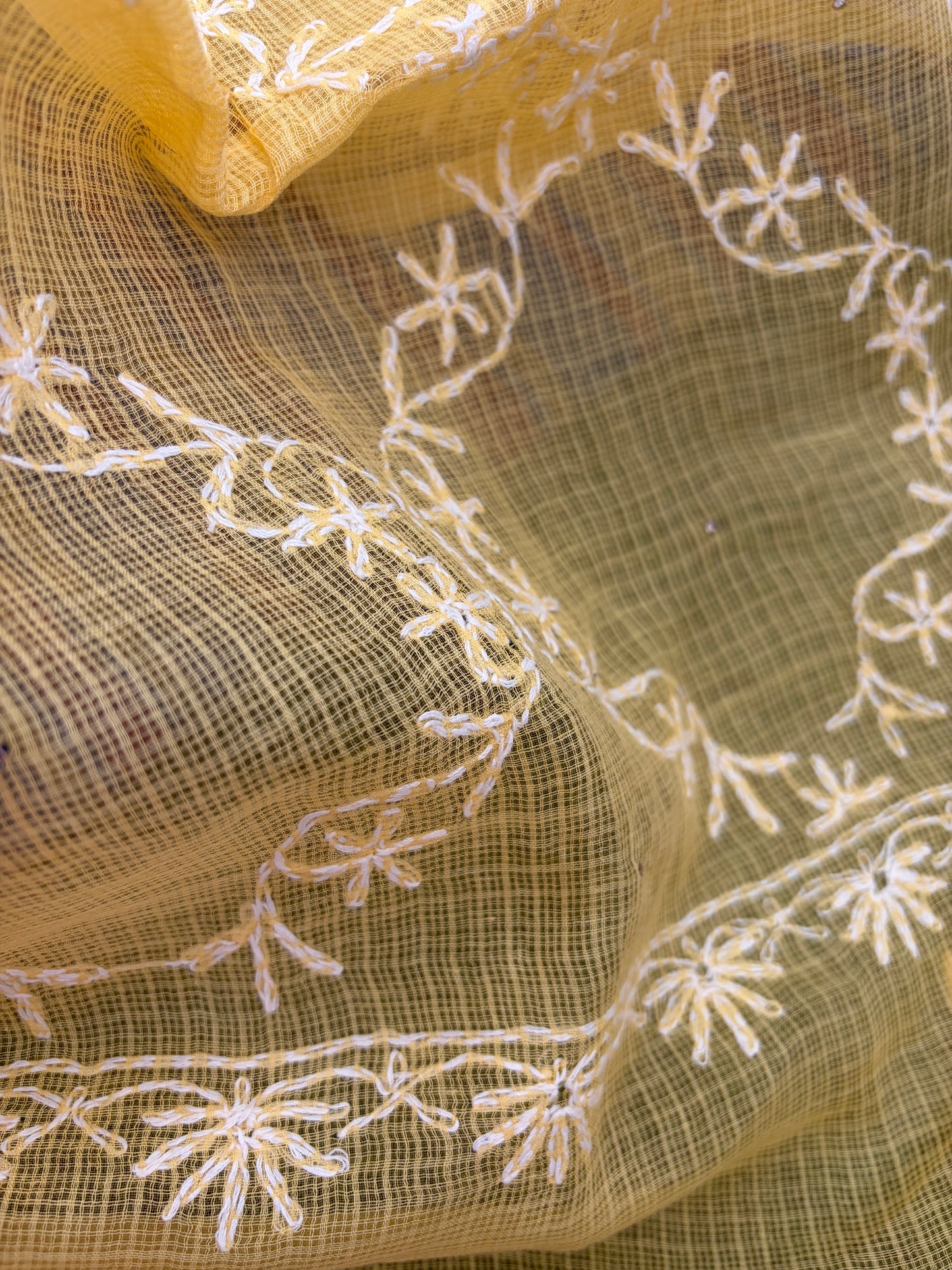 Kala cotton striped kurta bottom chikankari dupatta